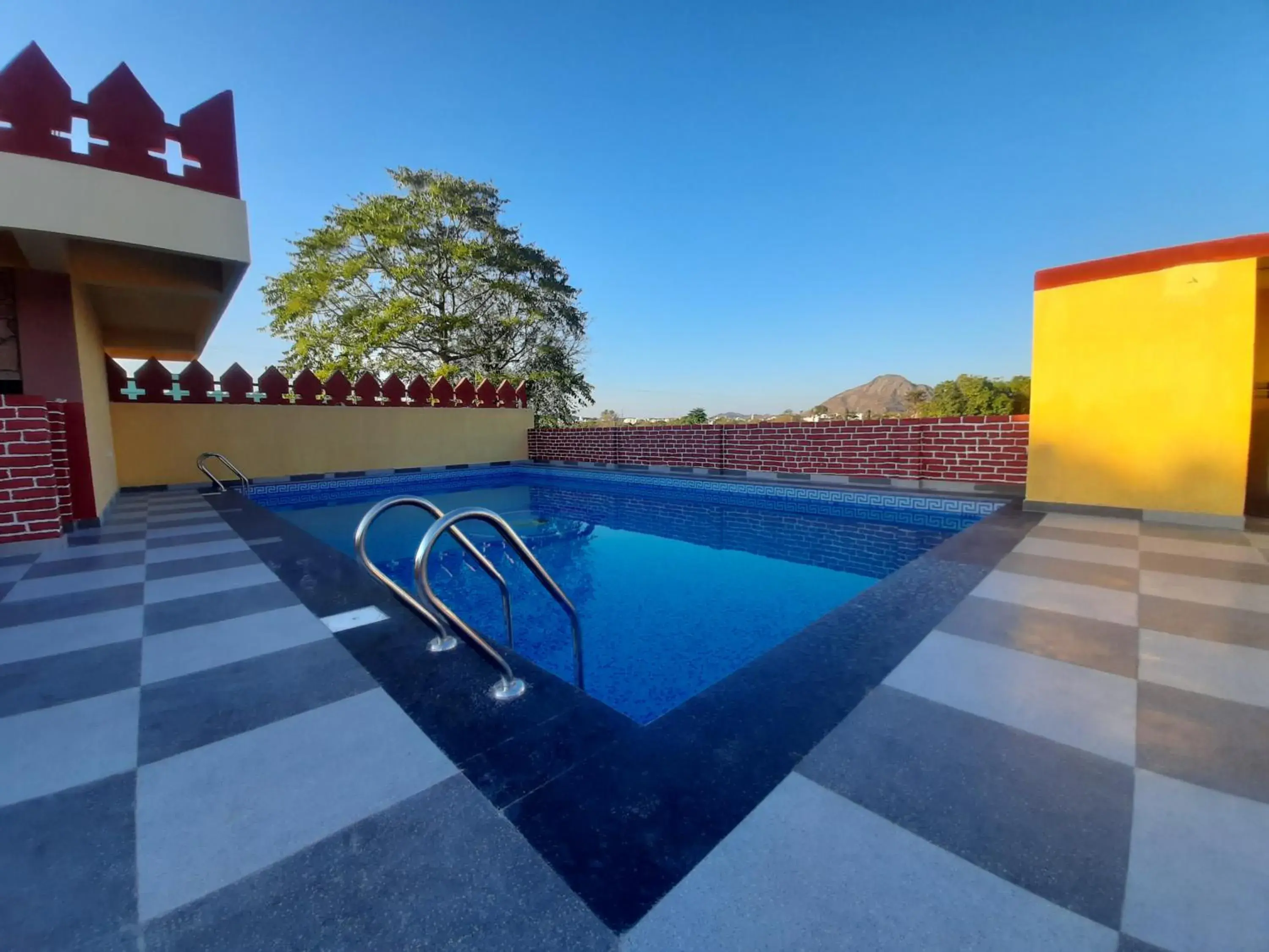 Swimming pool in Pushkar Retreat Resort - The Nature and Mountain View Resort ,Pushkar Swimming pool in Pushkar Retreat Resort - The Nature and Mountain View Resort ,Pushkar