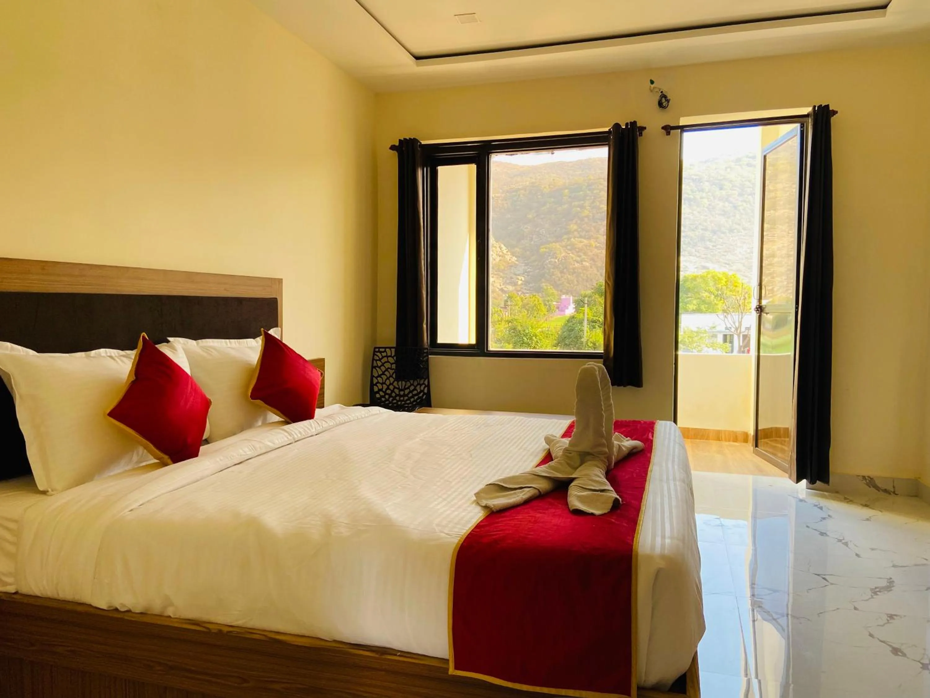 Bed in Pushkar Retreat Resort - The Nature and Mountain View Resort ,Pushkar