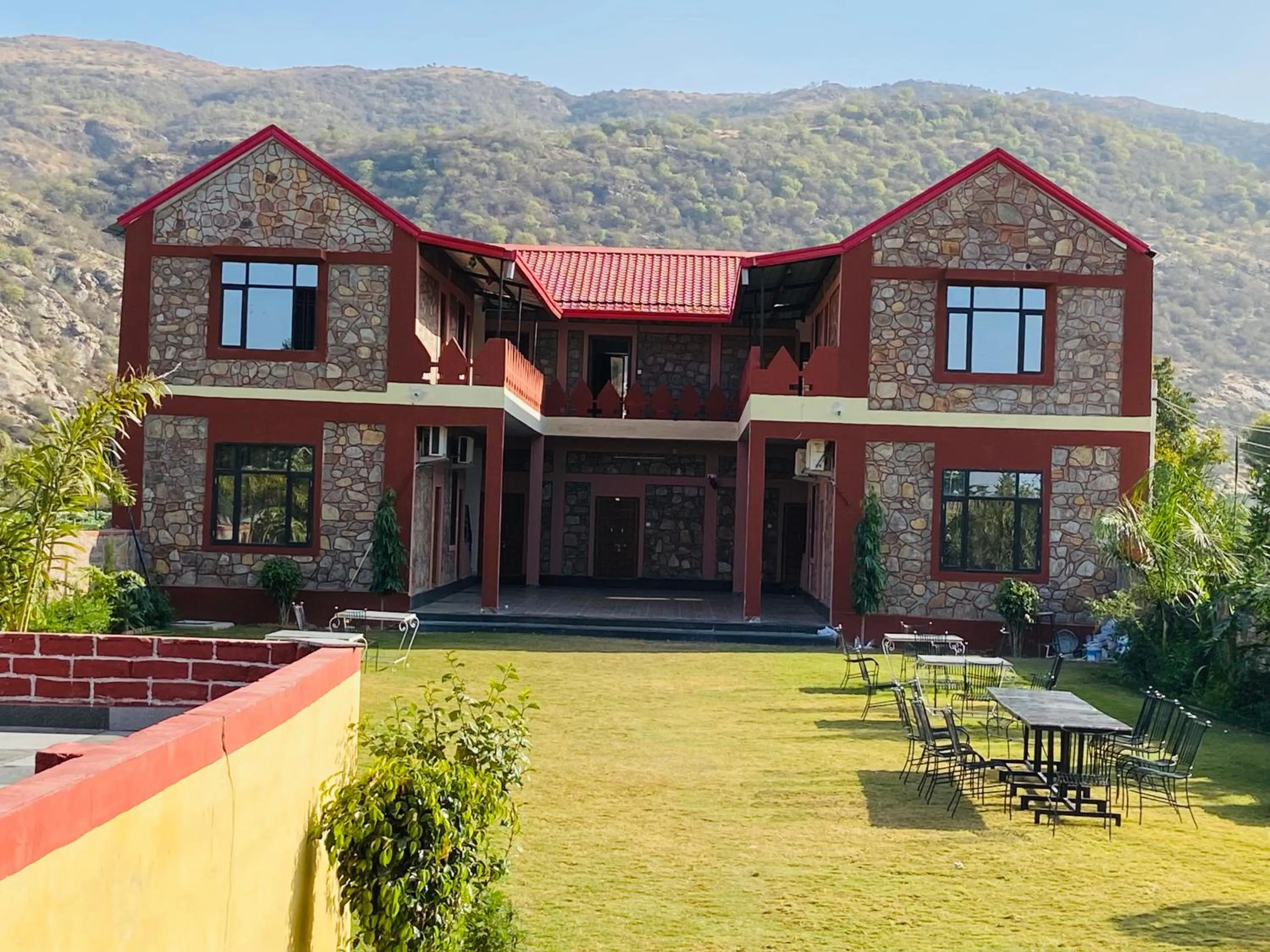 Property building in Pushkar Retreat Resort - The Nature and Mountain View Resort ,Pushkar