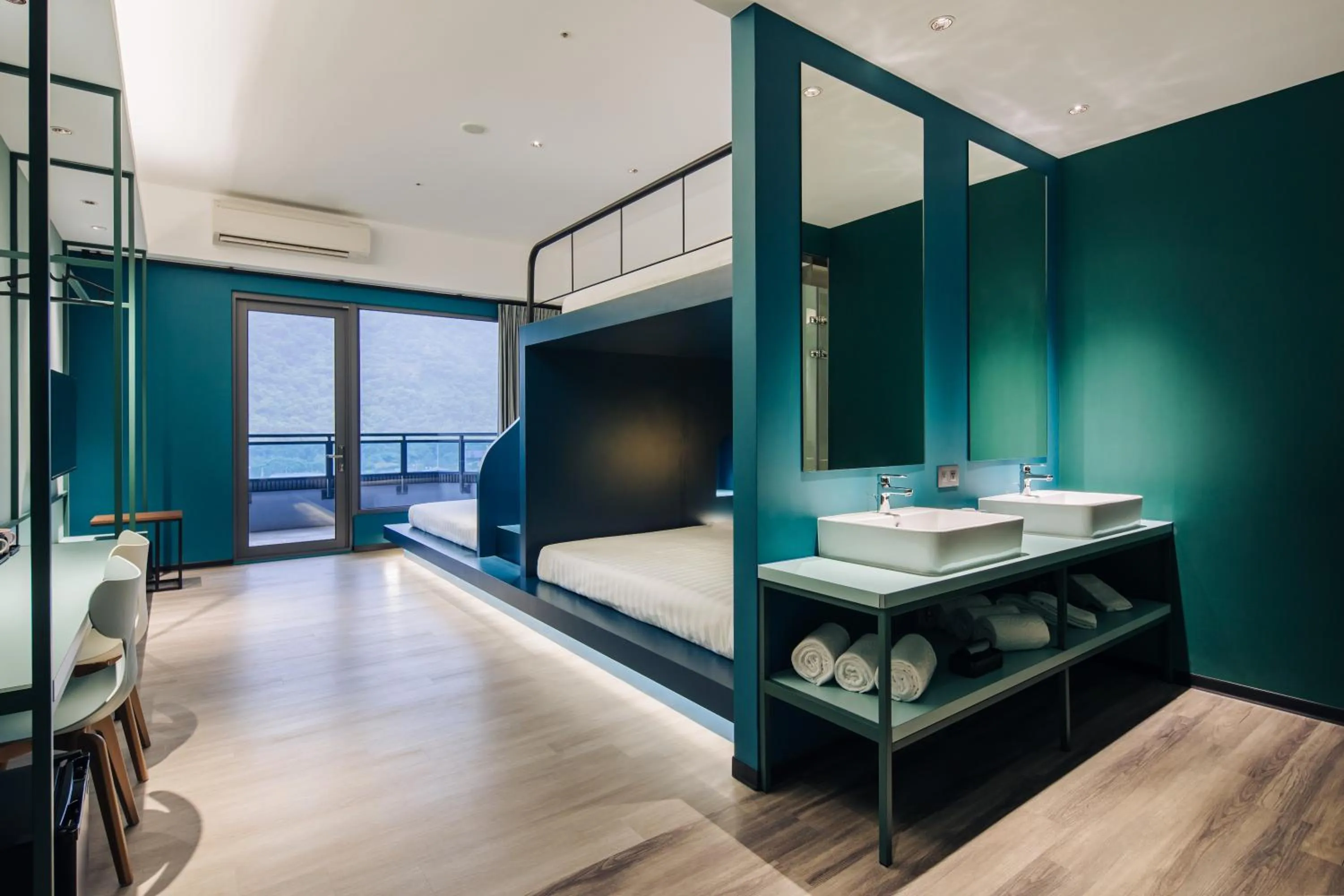 Photo of the whole room, Bed in OA HOTEL Wushih Marina