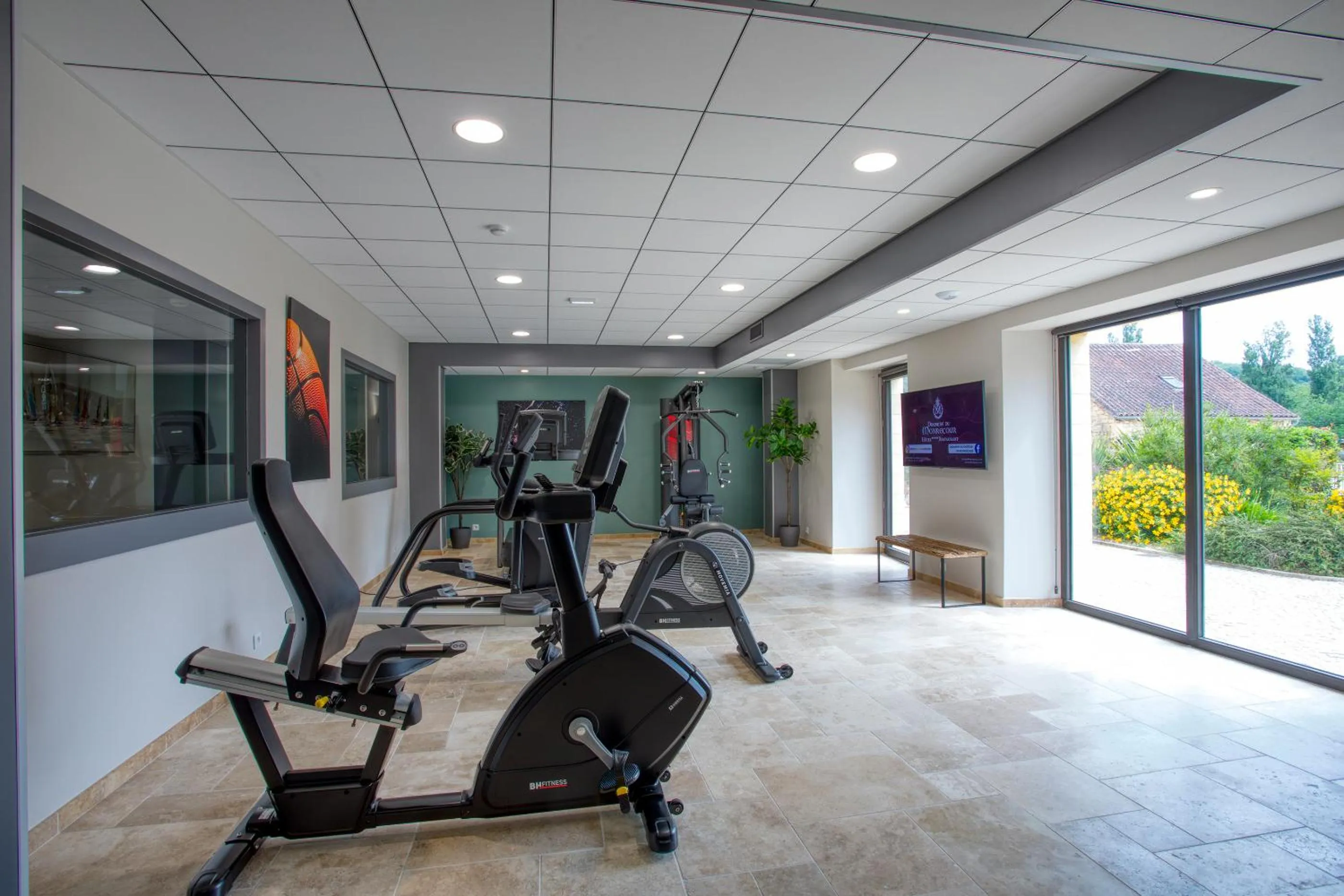 Fitness centre/facilities in Domaine de Monrecour - Hôtel & Restaurant - Proche de Sarlat