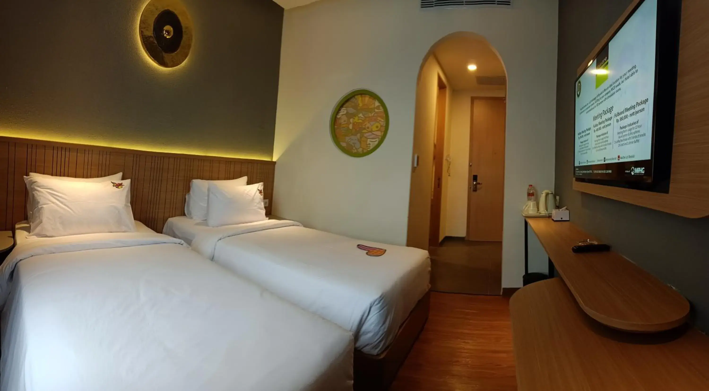 Bed in MaxOneHotels Loji Kridanggo @Boyolali Bed in MaxOneHotels Loji Kridanggo @Boyolali