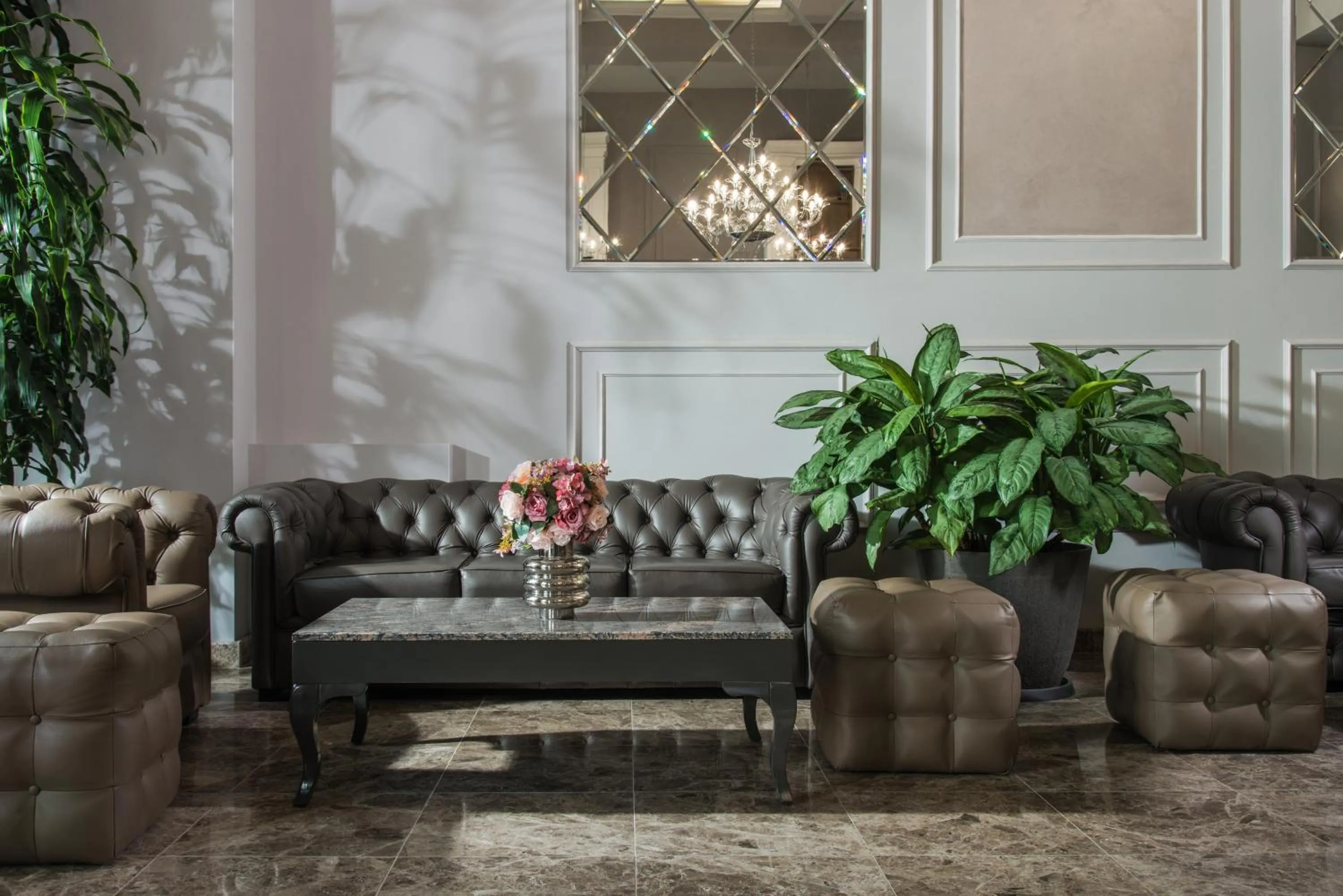 Lobby or reception in Casa di Fiore SPA and Medical Hotel, Mineral Pools & Private Beach