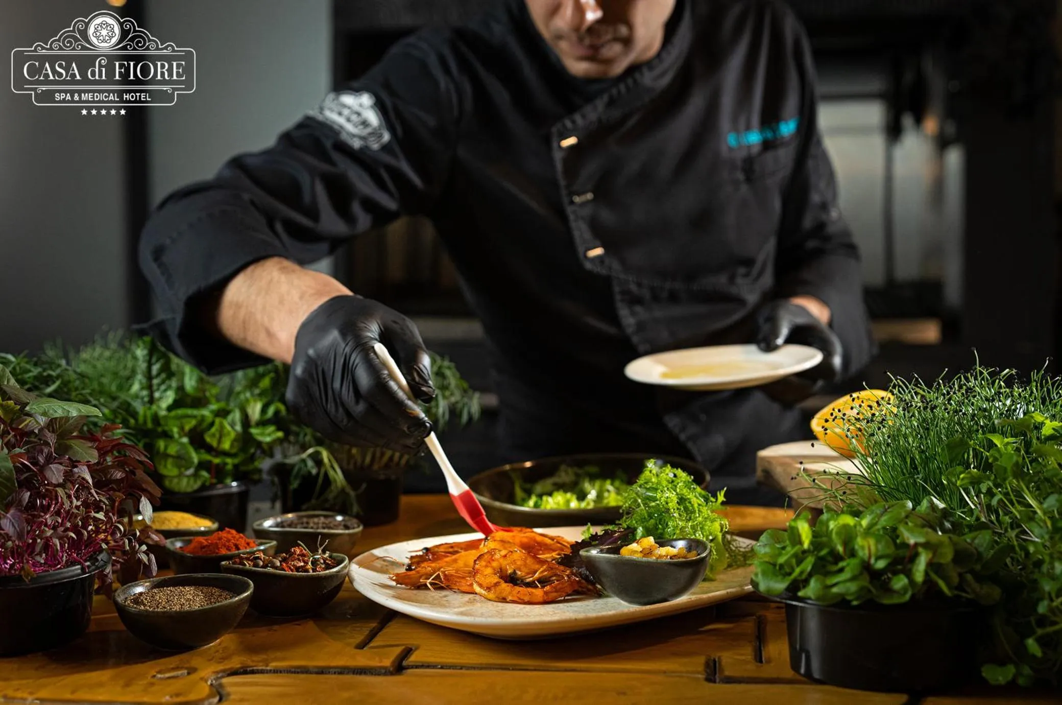 Restaurant/places to eat in Casa di Fiore SPA and Medical Hotel, Mineral Pools & Private Beach