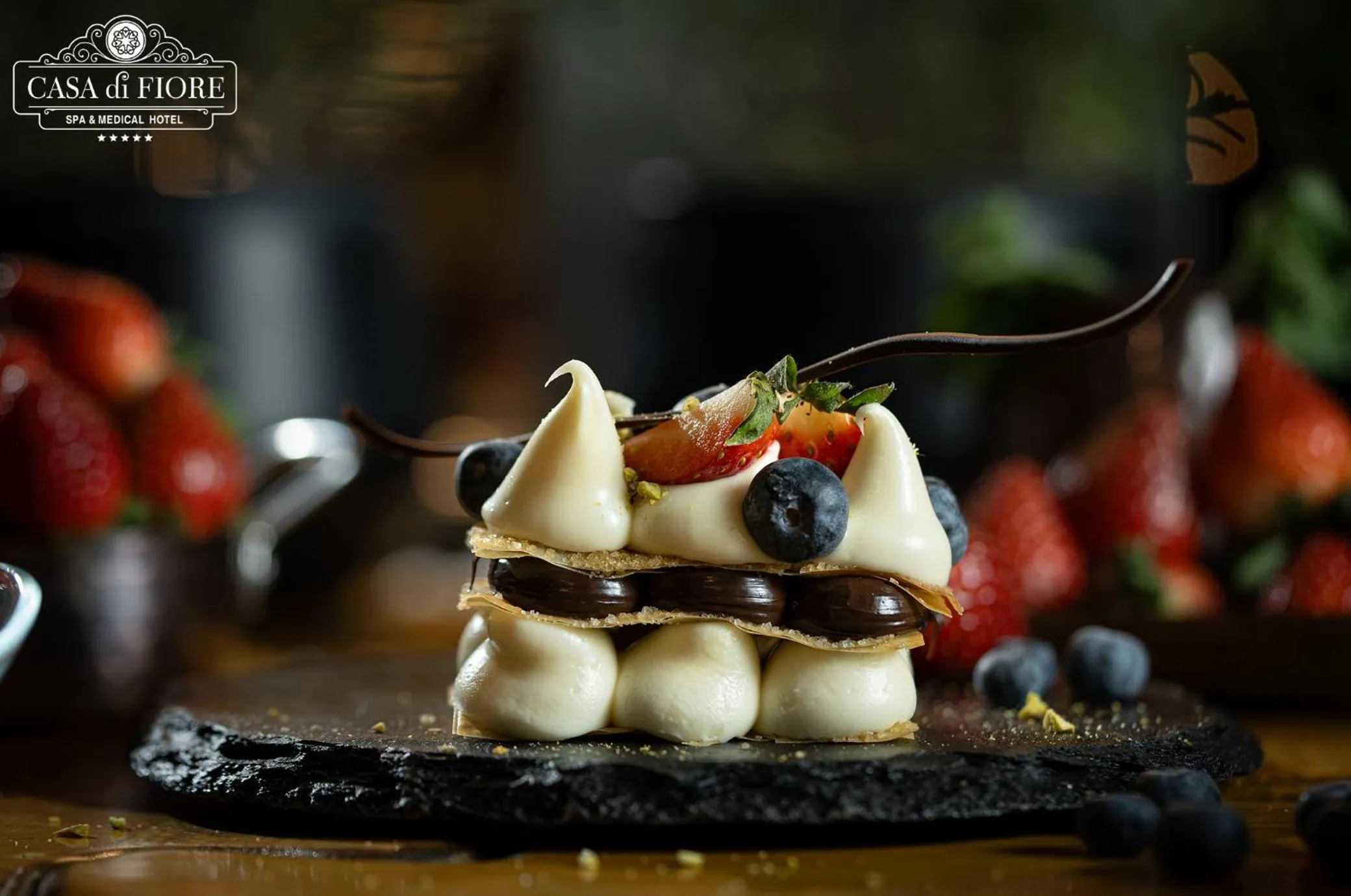 Restaurant/places to eat in Casa di Fiore SPA and Medical Hotel, Mineral Pools & Private Beach