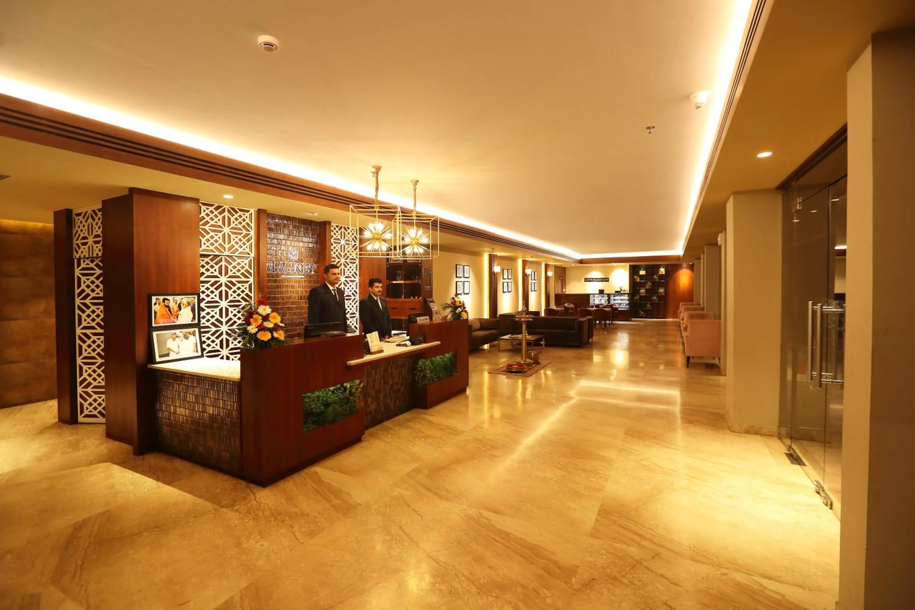 Lobby or reception in Magnet Hotel