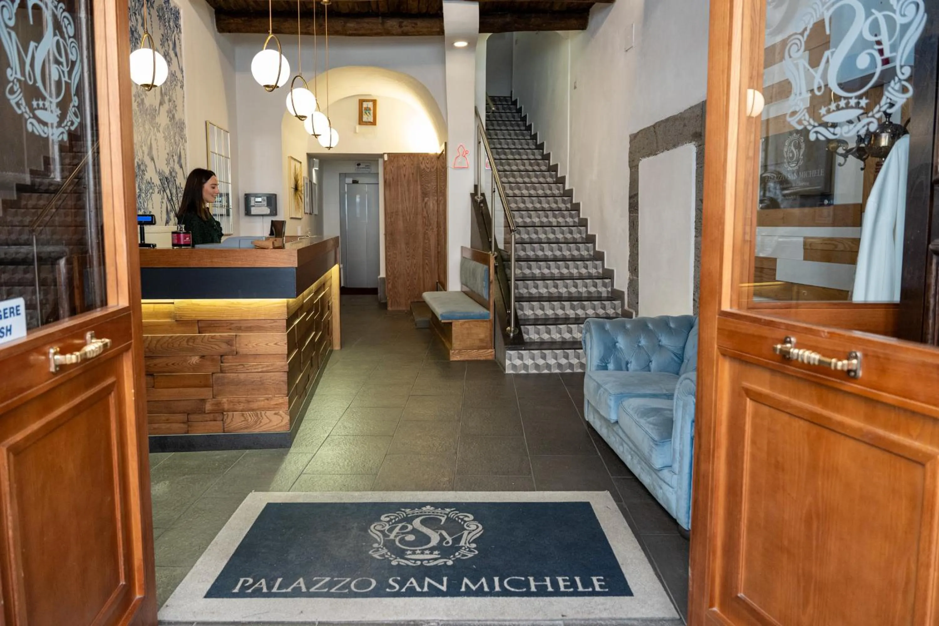 Lobby or reception in Hotel San Michele