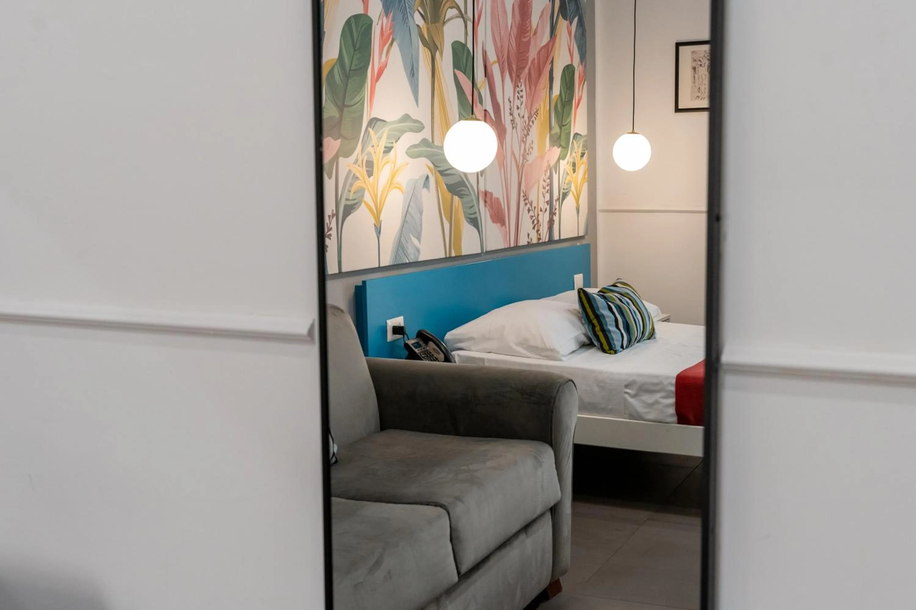 Bedroom, Bed in Hotel San Michele