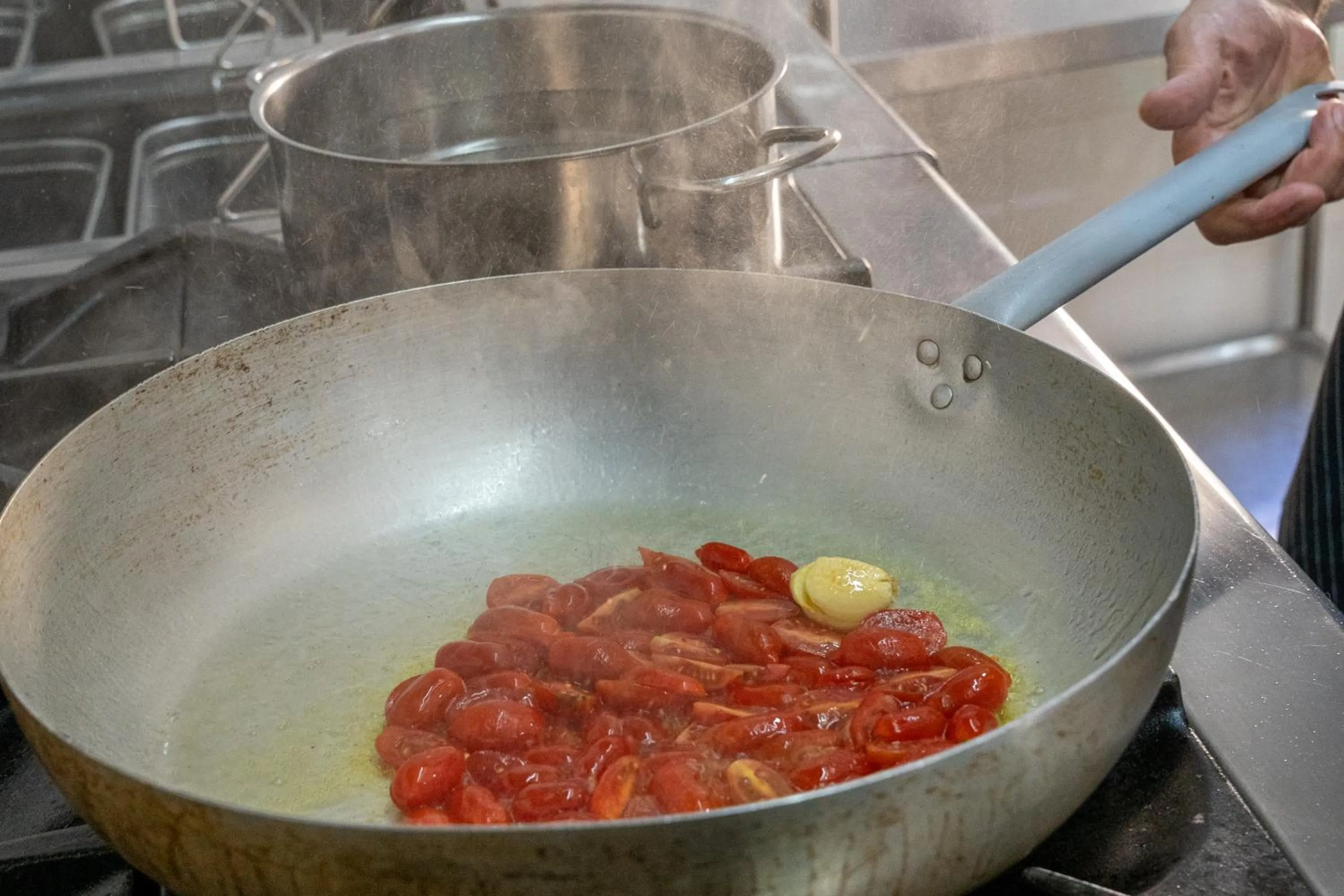 Kitchen or kitchenette in Hotel San Michele