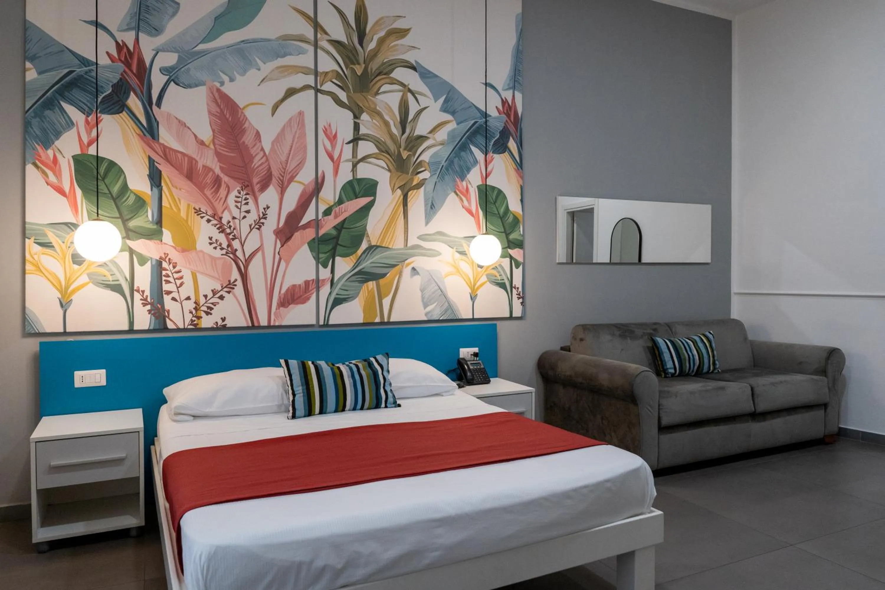 Bed in Hotel San Michele