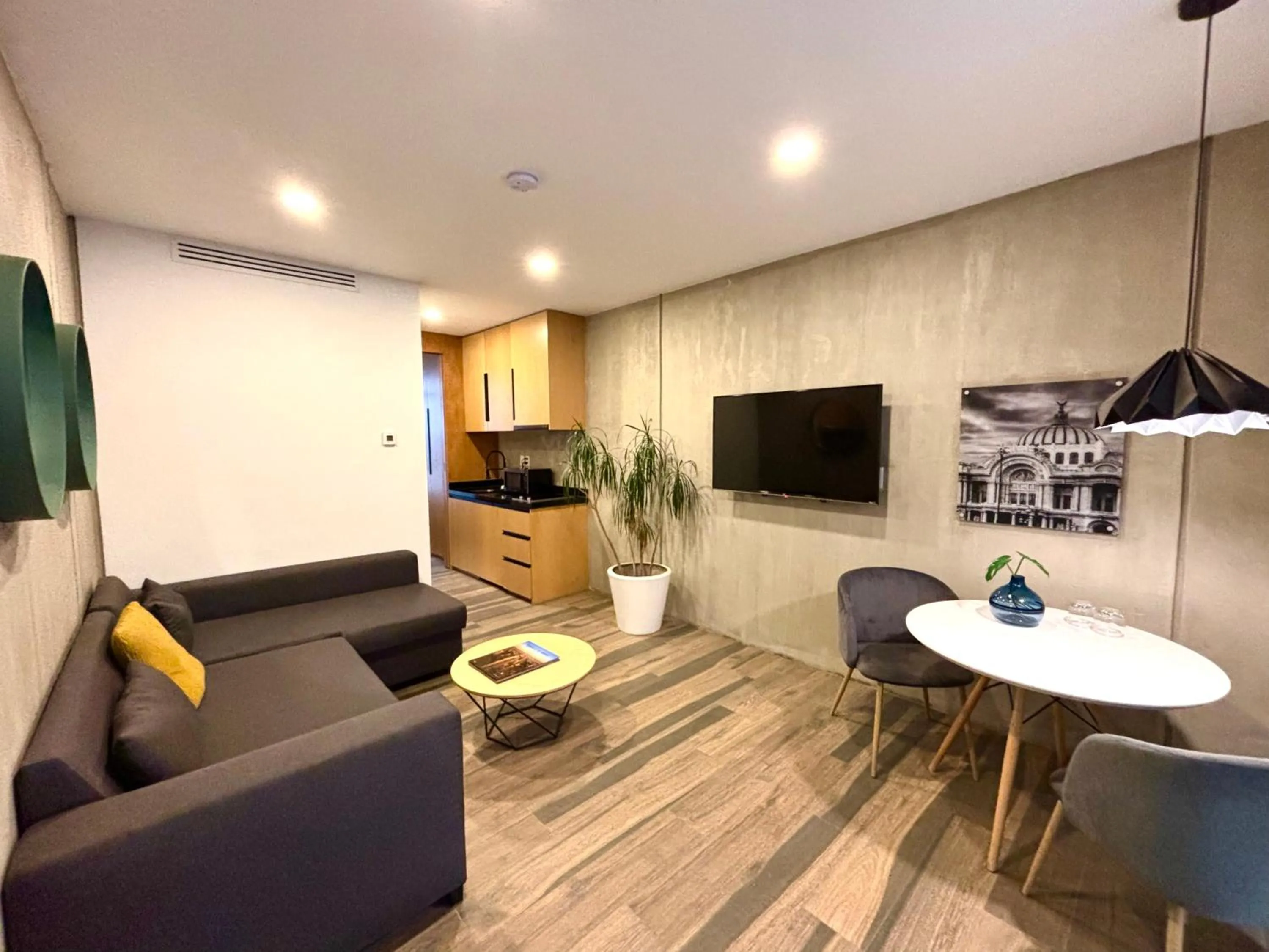 Communal lounge/ TV room in Park Life Condesa Hipódromo