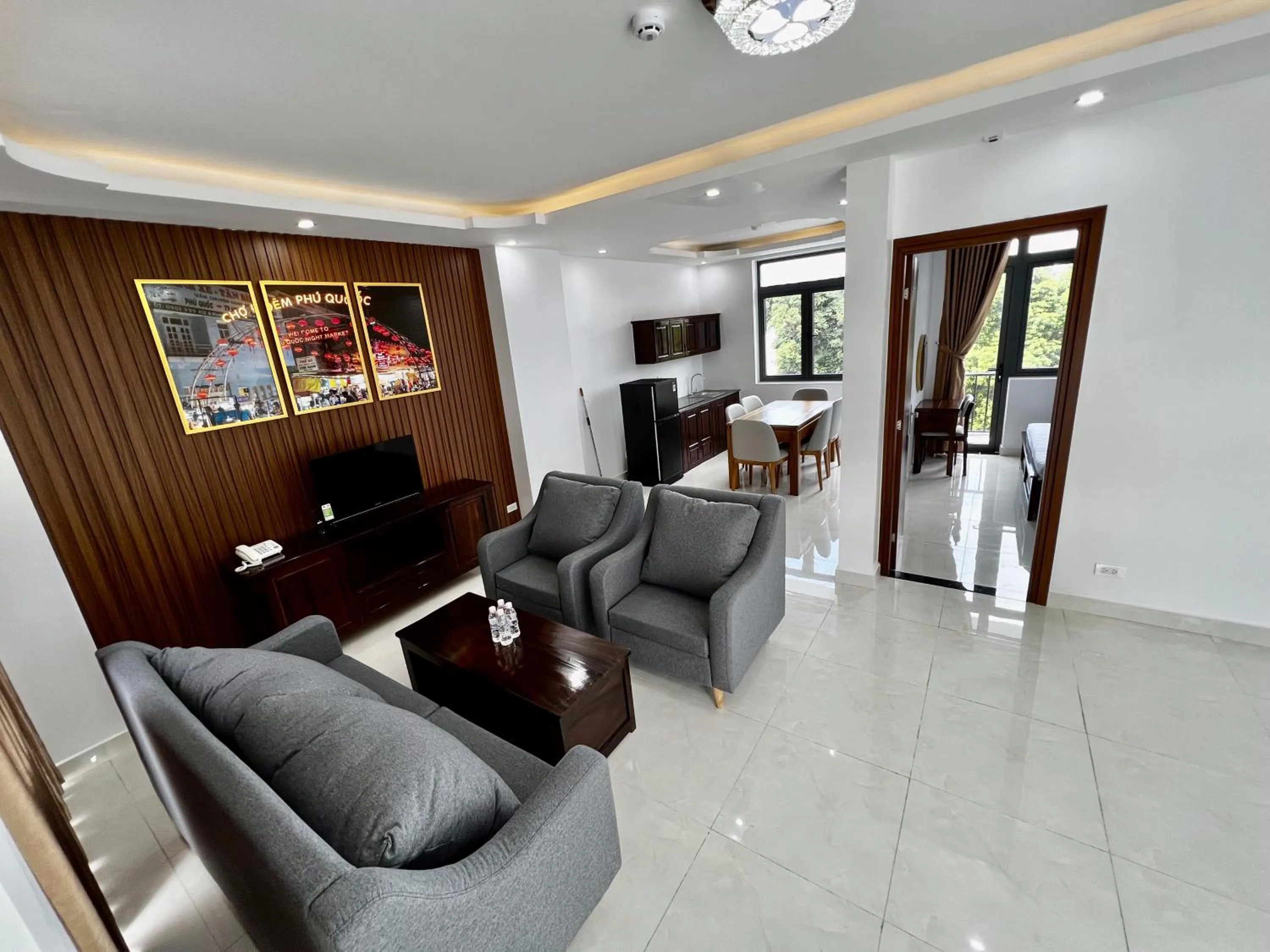 Living room in Dương Đông Hotel