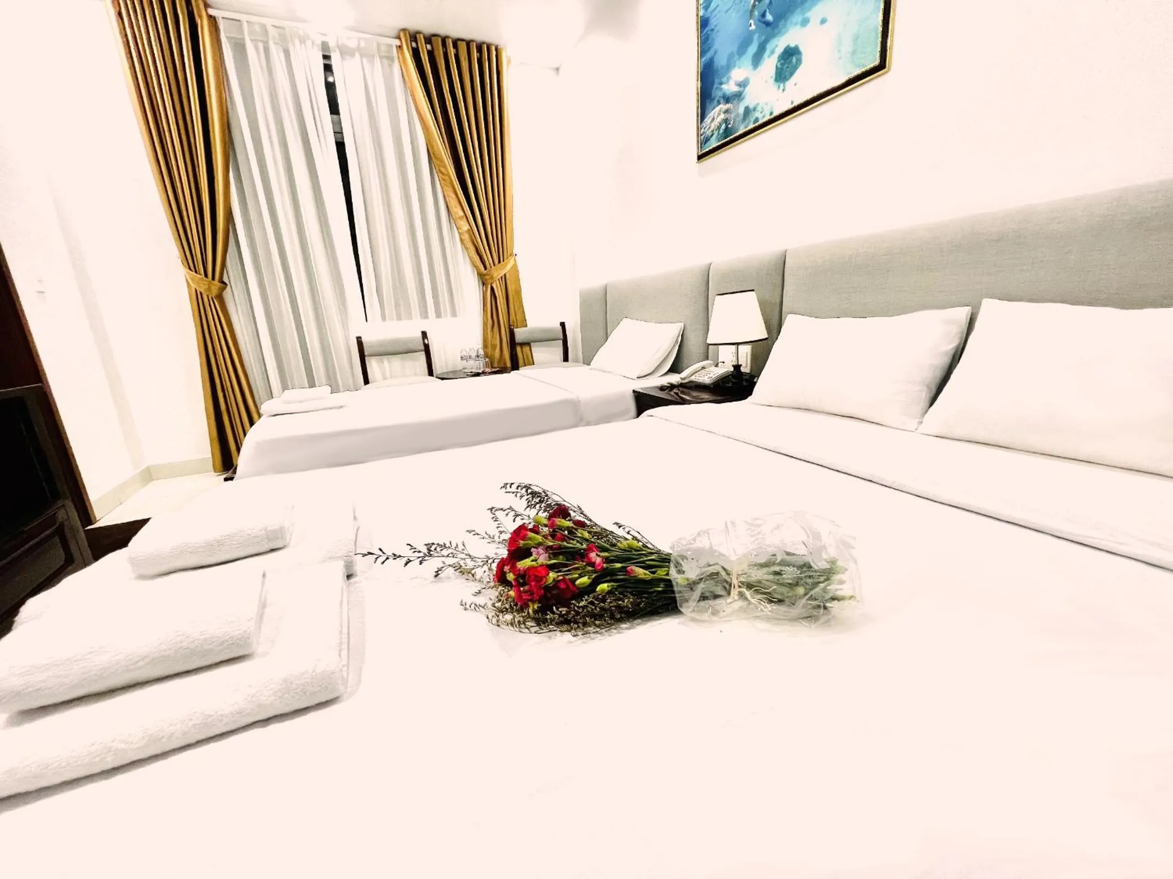 Photo of the whole room, Bed in Dương Đông Hotel