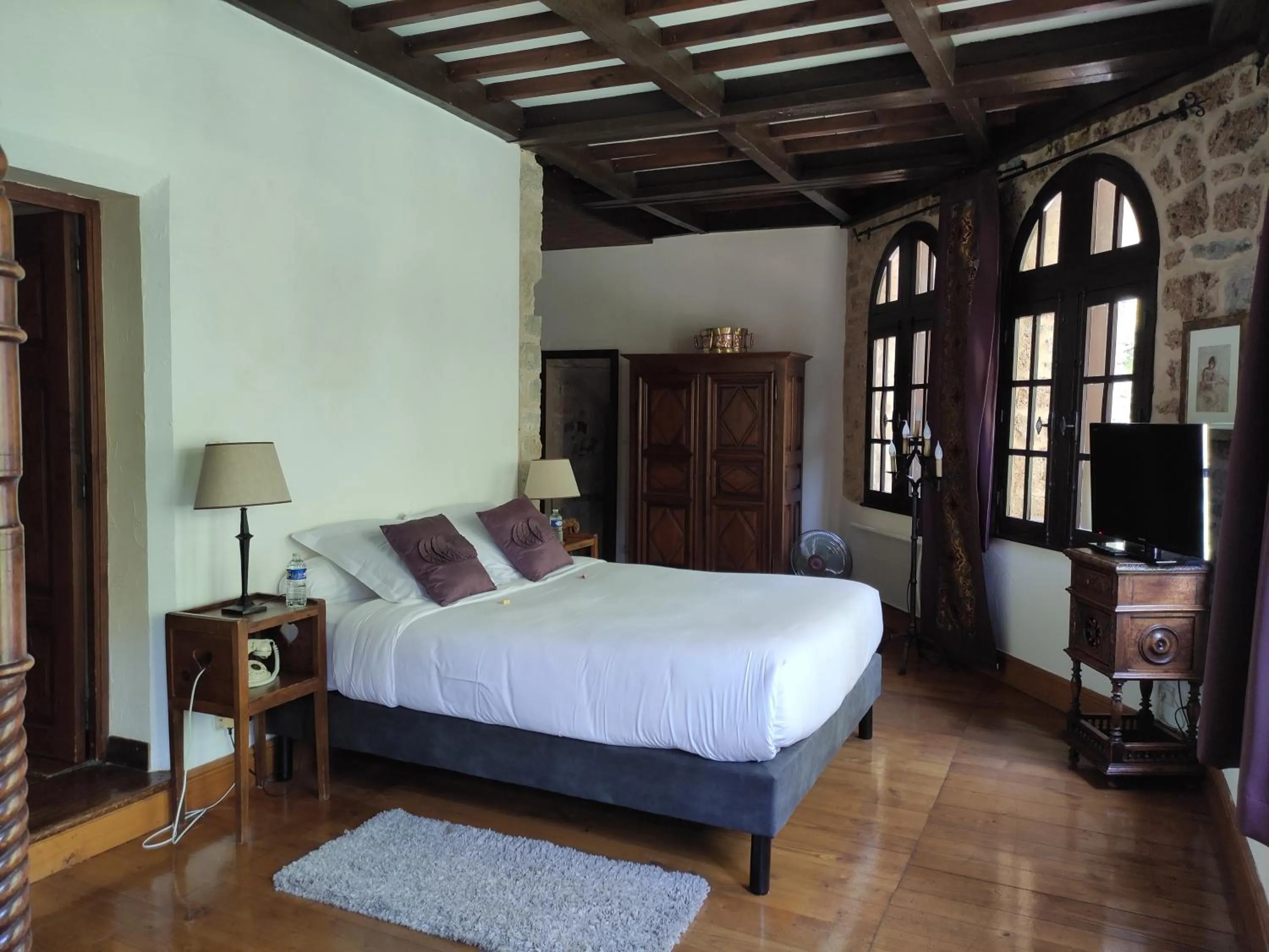 Bed in Château De La Caze Piscine & Spa - Ste Enimie