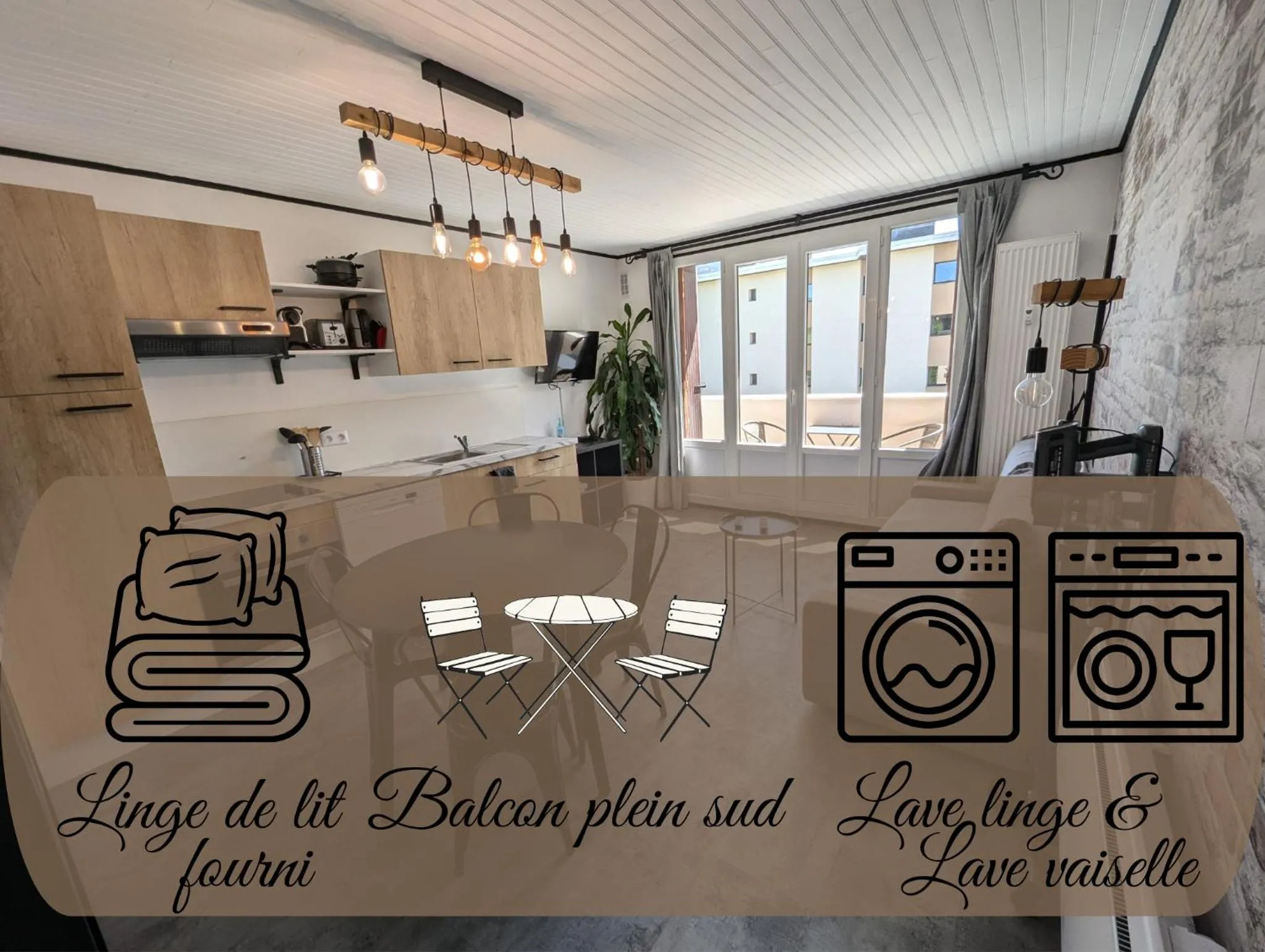 Appartement chic et cosy au pied du village