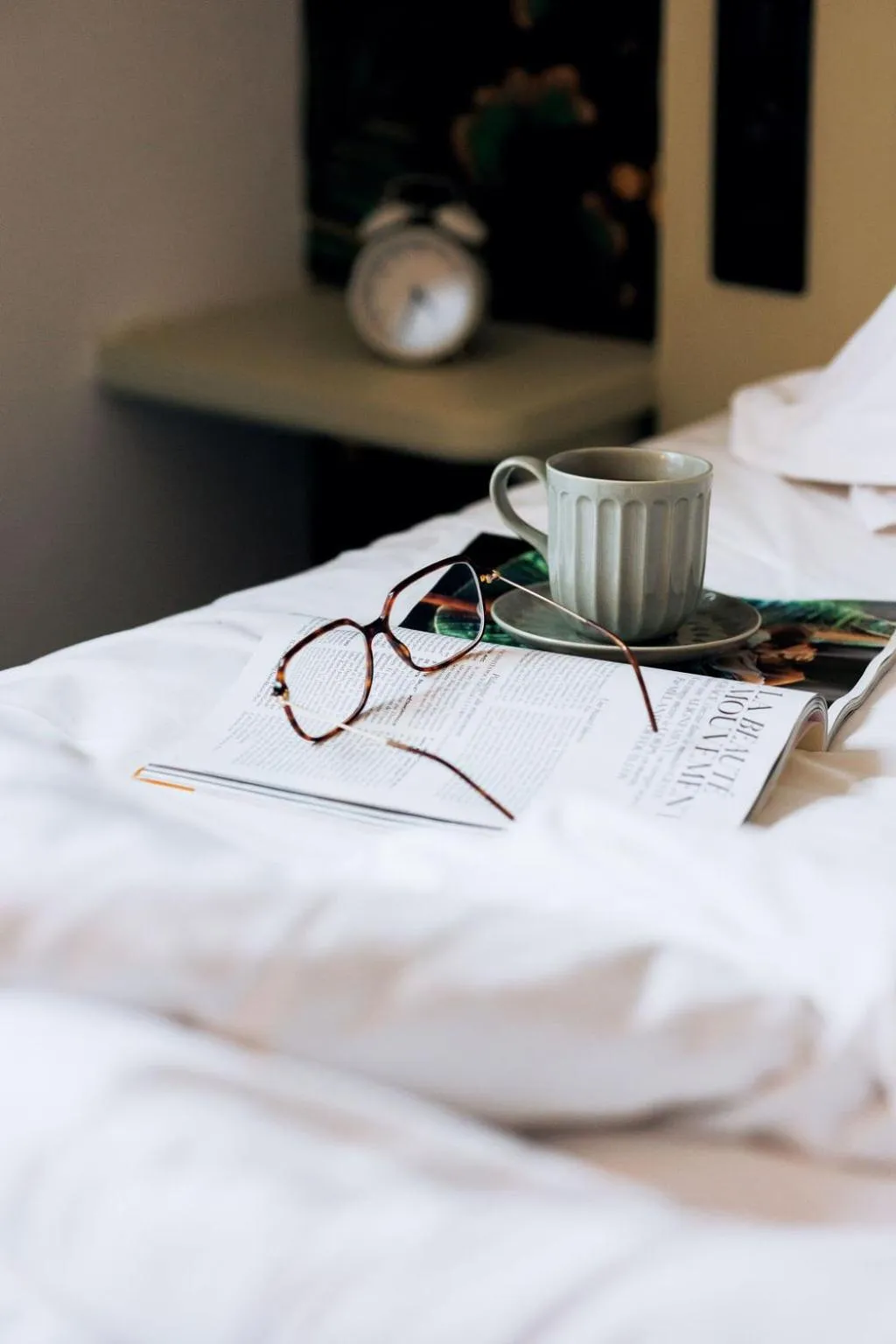 Bed in Hotel de Fleurie - Saint-Germain-des-Pres