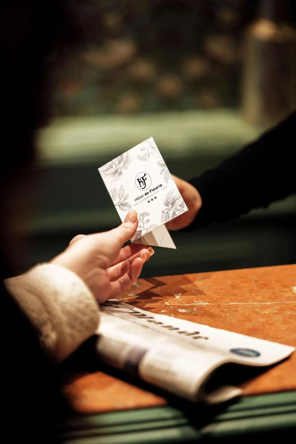 Lobby or reception in Hotel de Fleurie - Saint-Germain-des-Pres