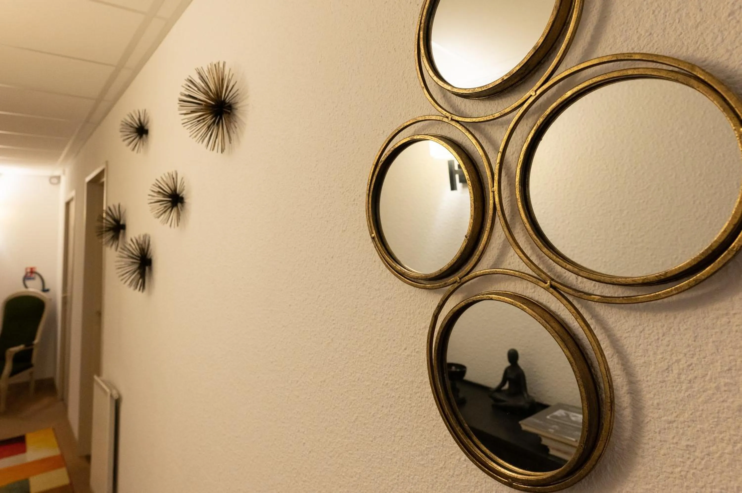 Decorative detail in Hôtel l'Amandière