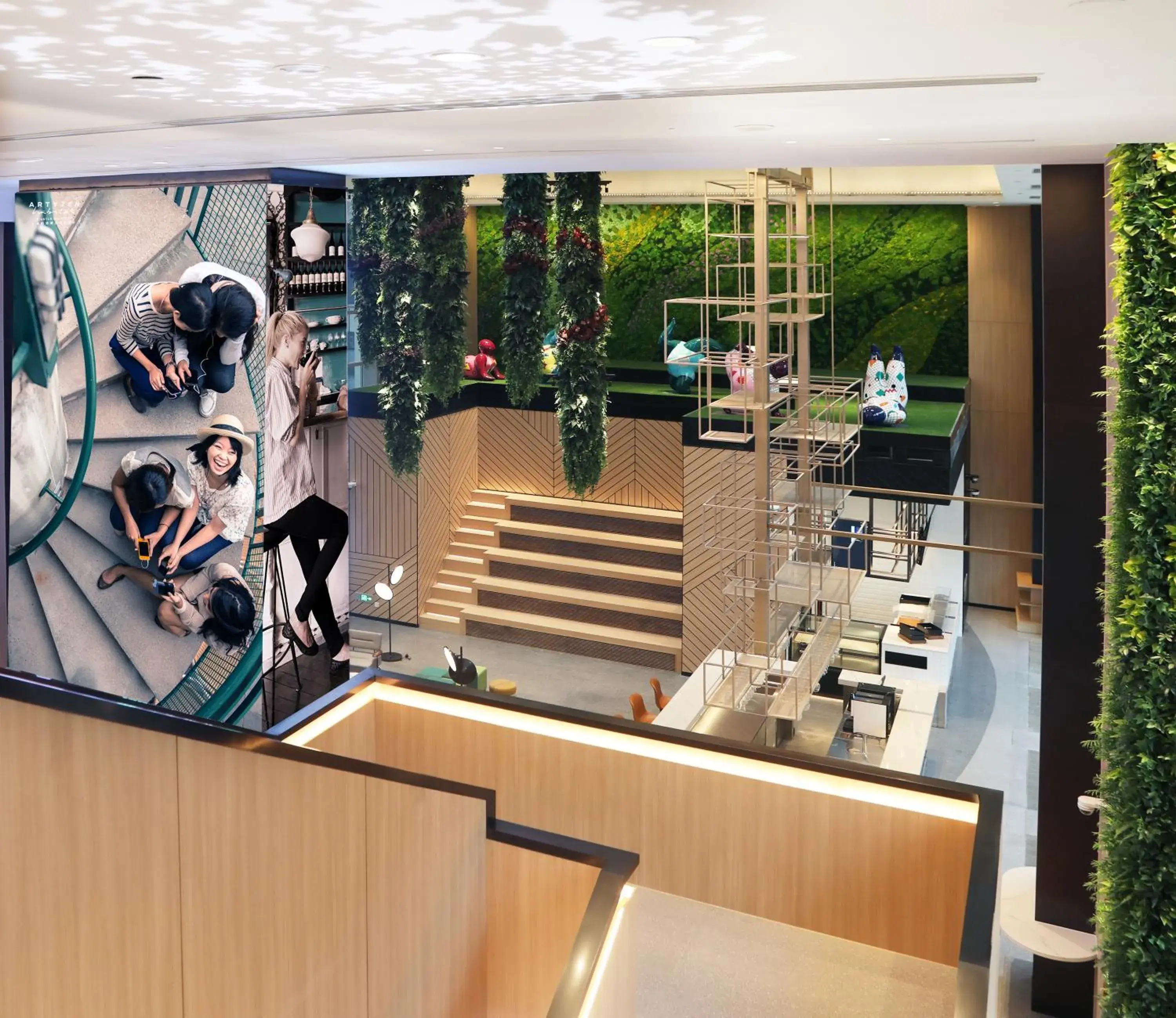 Lobby or reception in Artyzen Habitat Qiantan Shanghai Lobby or reception in Artyzen Habitat Qiantan Shanghai