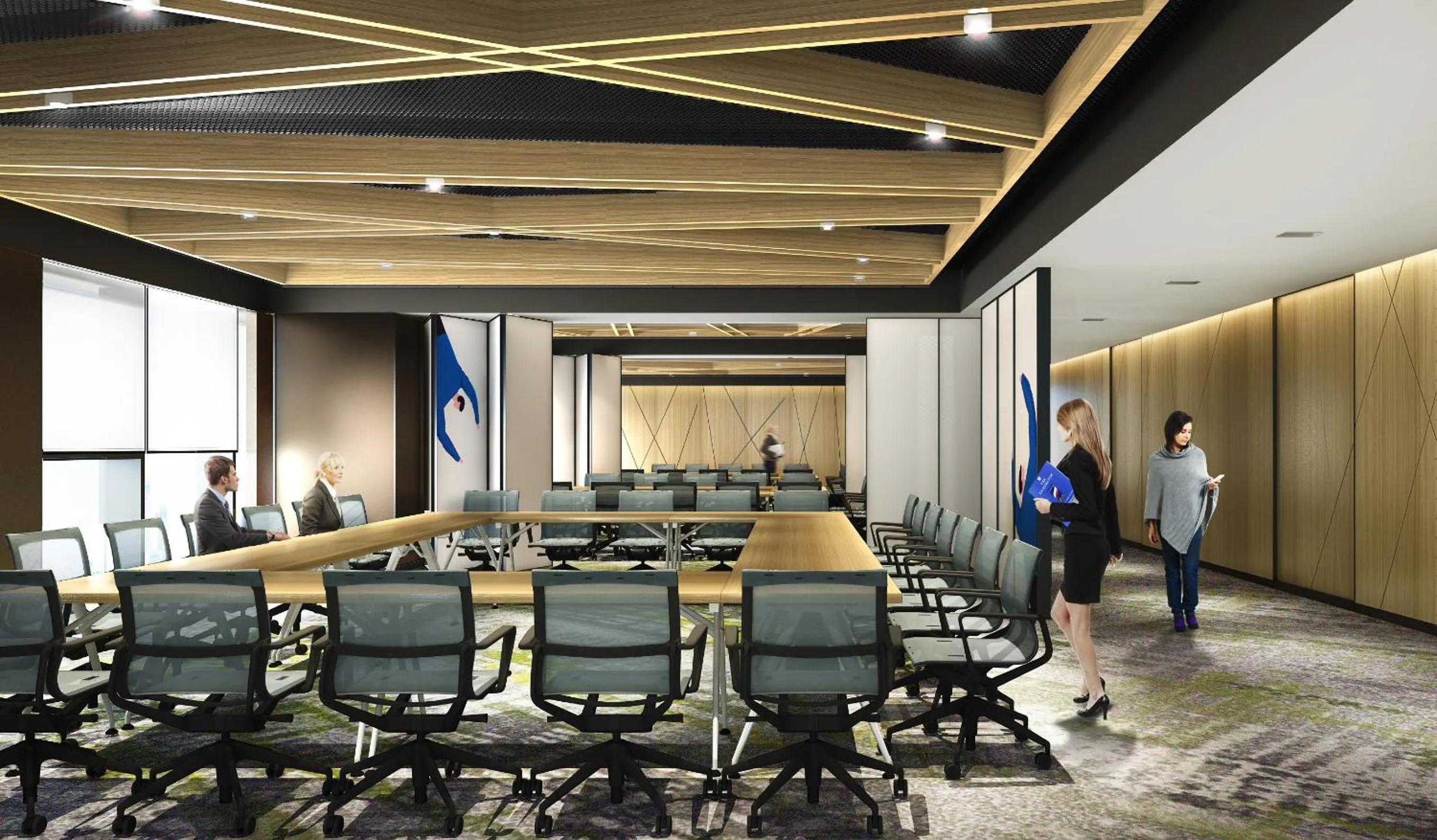 Business facilities in Artyzen Habitat Qiantan Shanghai