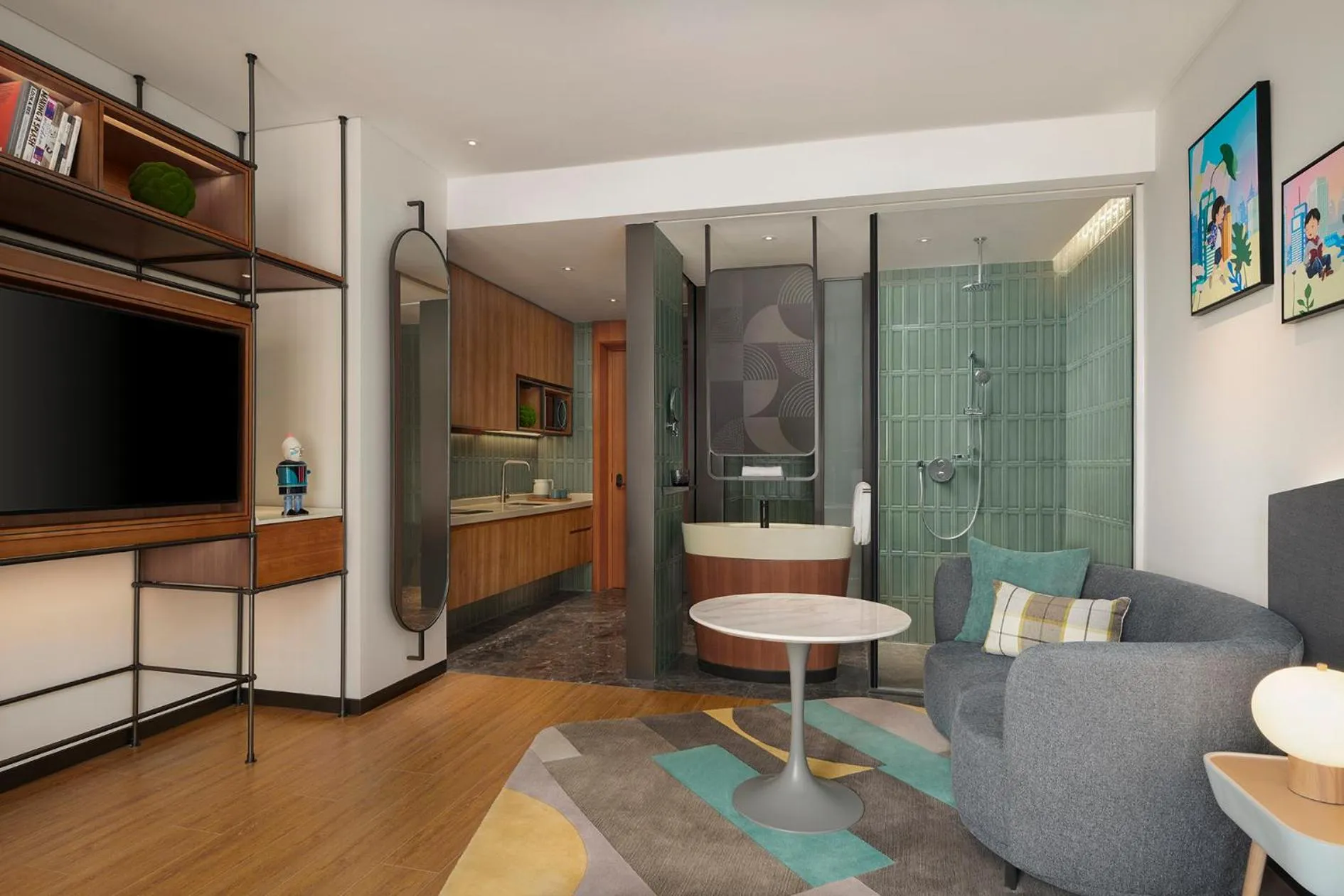 Photo of the whole room in Artyzen Habitat Qiantan Shanghai