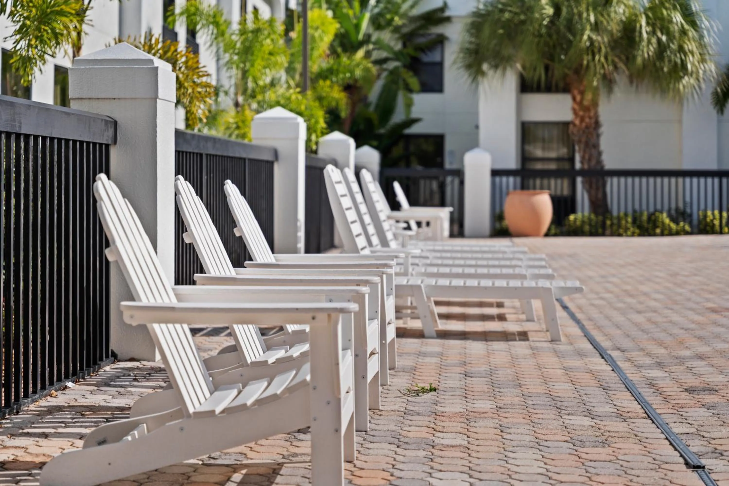 sunbed in Orlando Palms