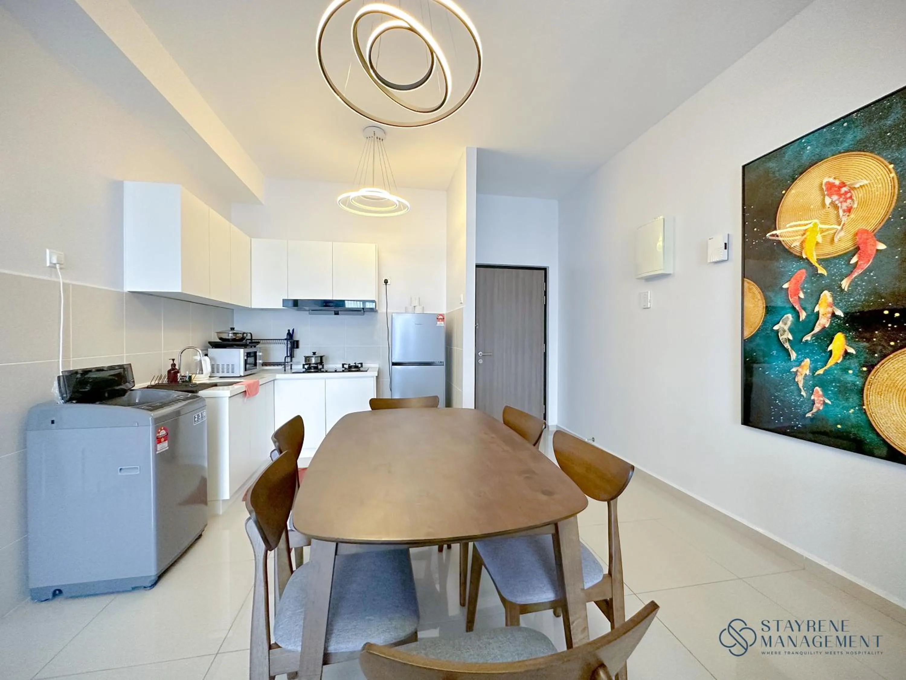 Dining area in Melaka Novo 8 Residence - Jonker Street by Stayrene