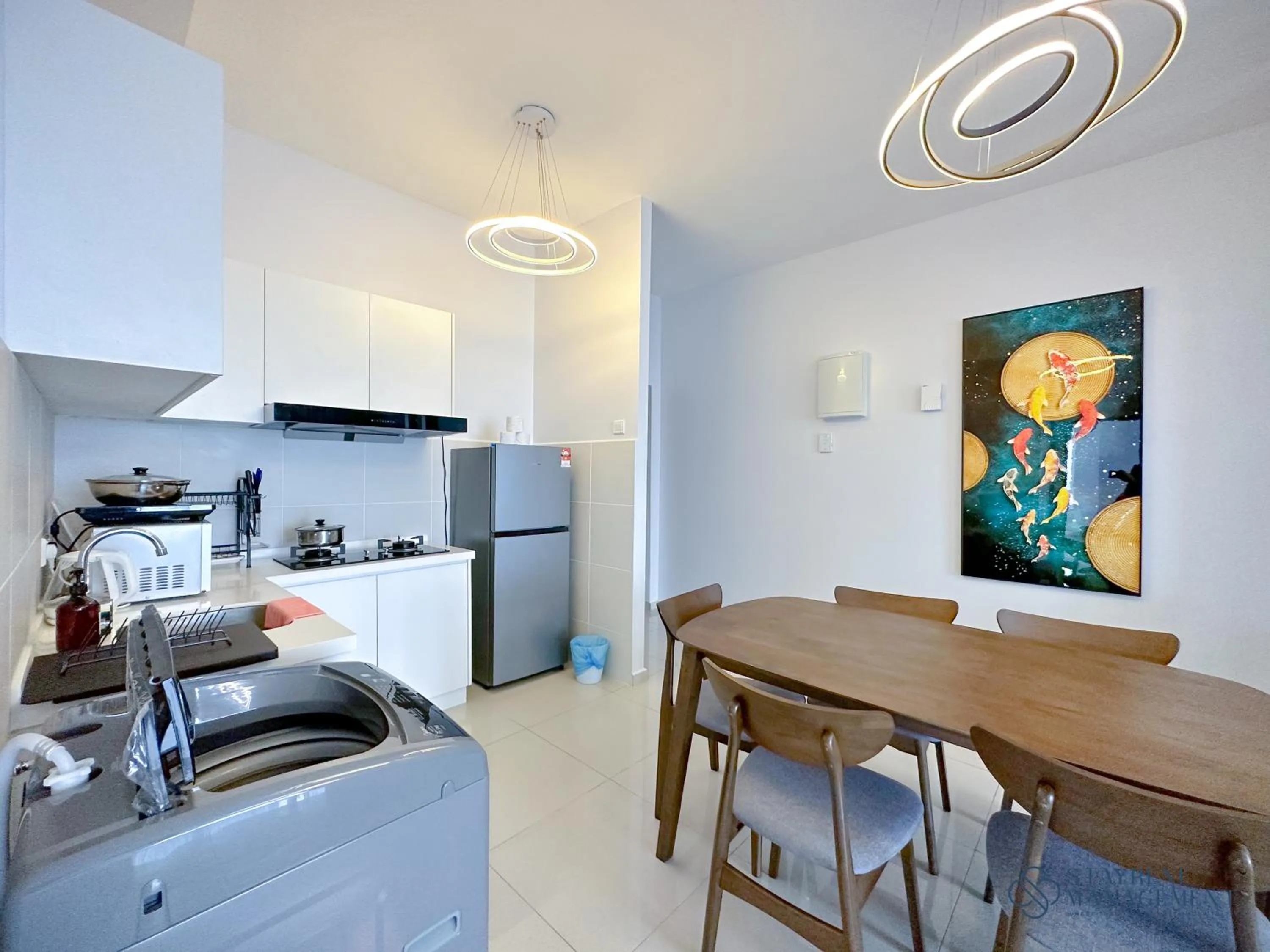 washing machine in Melaka Novo 8 Residence - Jonker Street by Stayrene