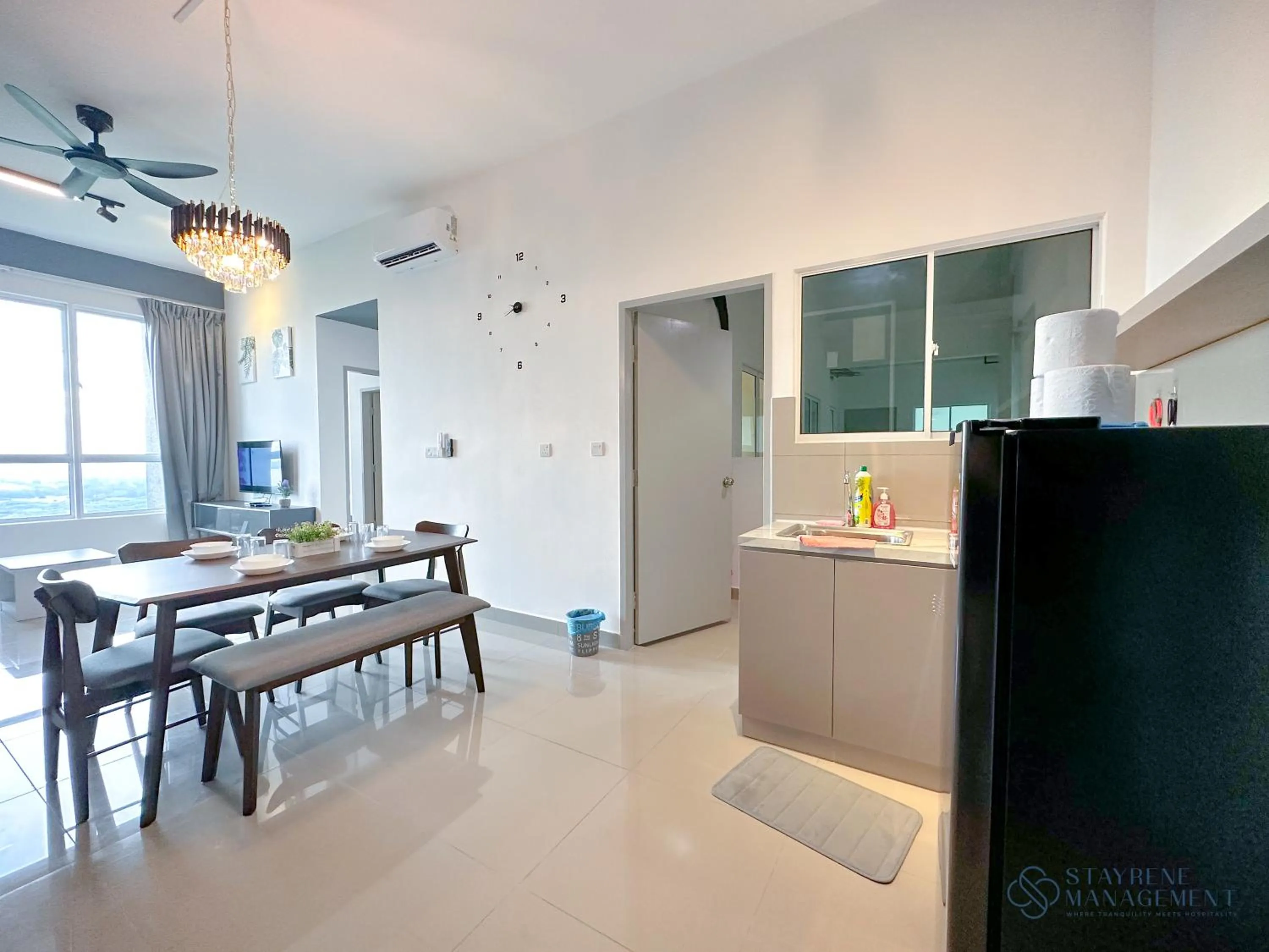 Dining area in Melaka Novo 8 Residence - Jonker Street by Stayrene