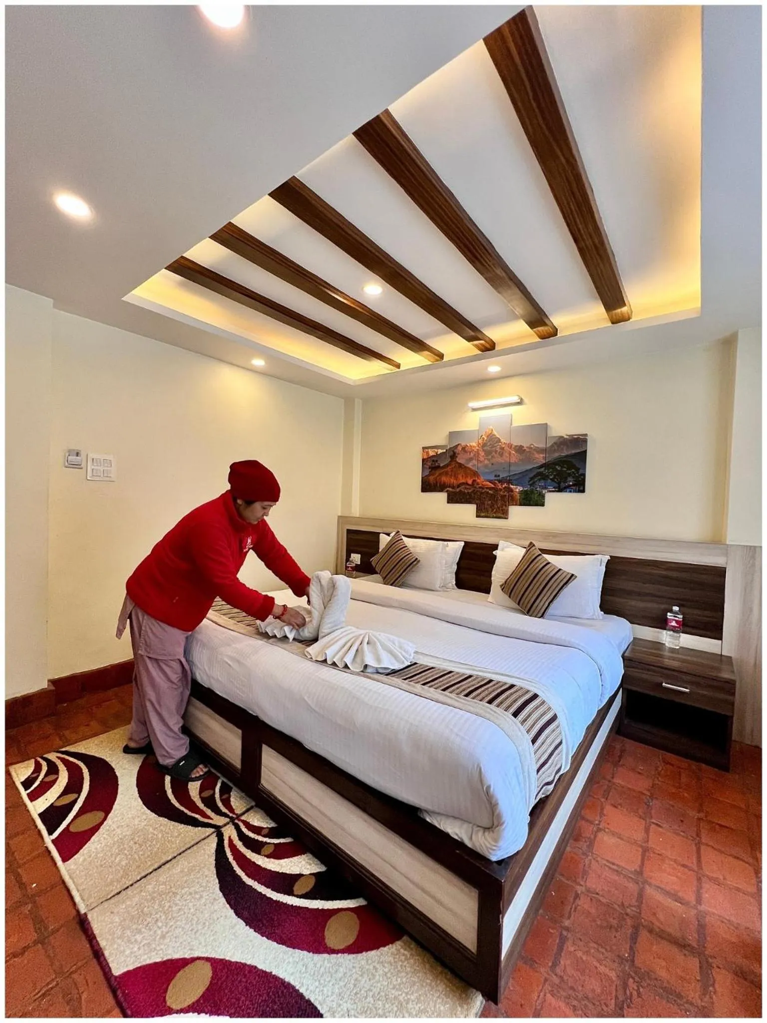 Bed in Satkar Boutique Home
