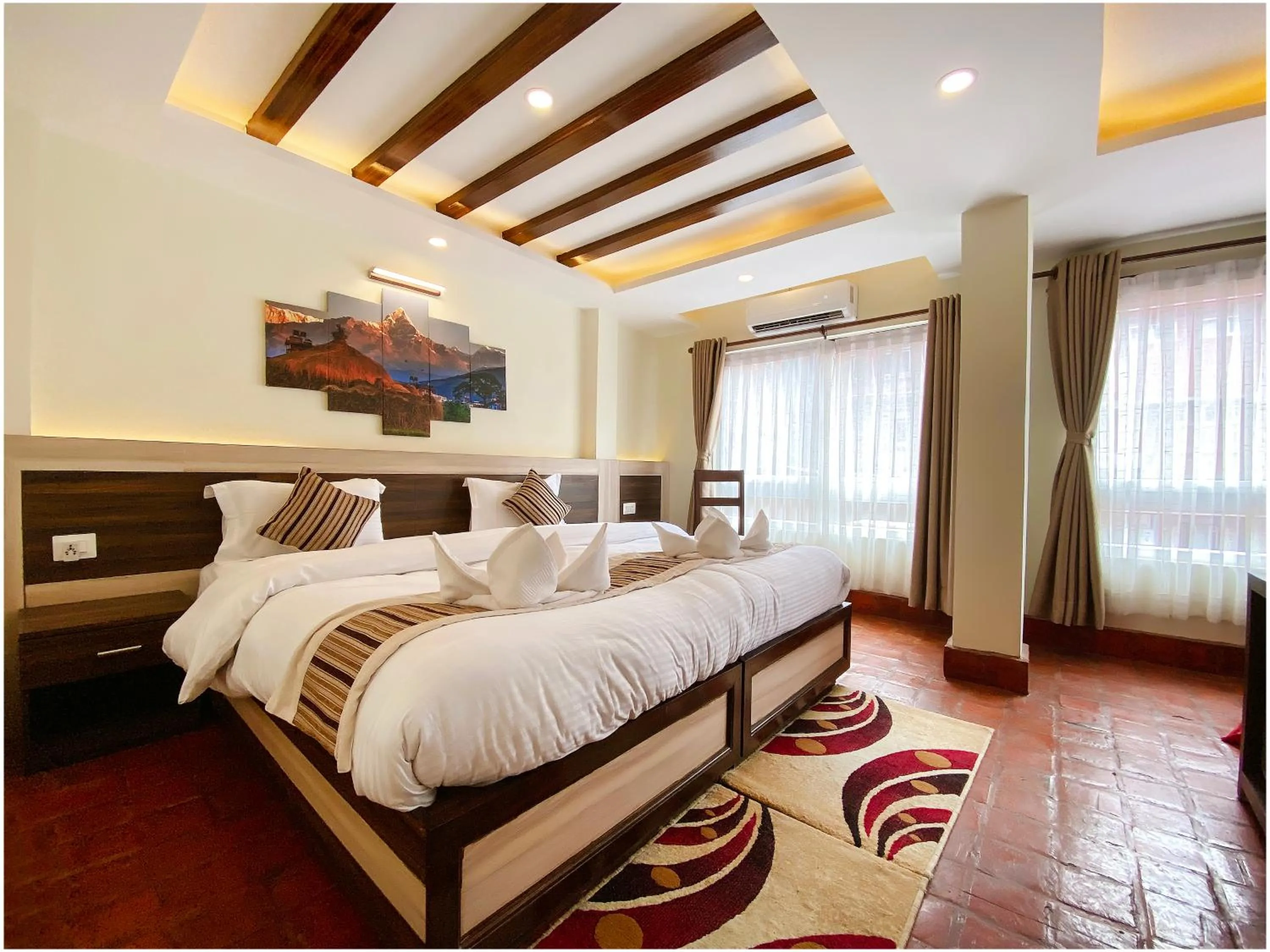 Bed in Satkar Boutique Home