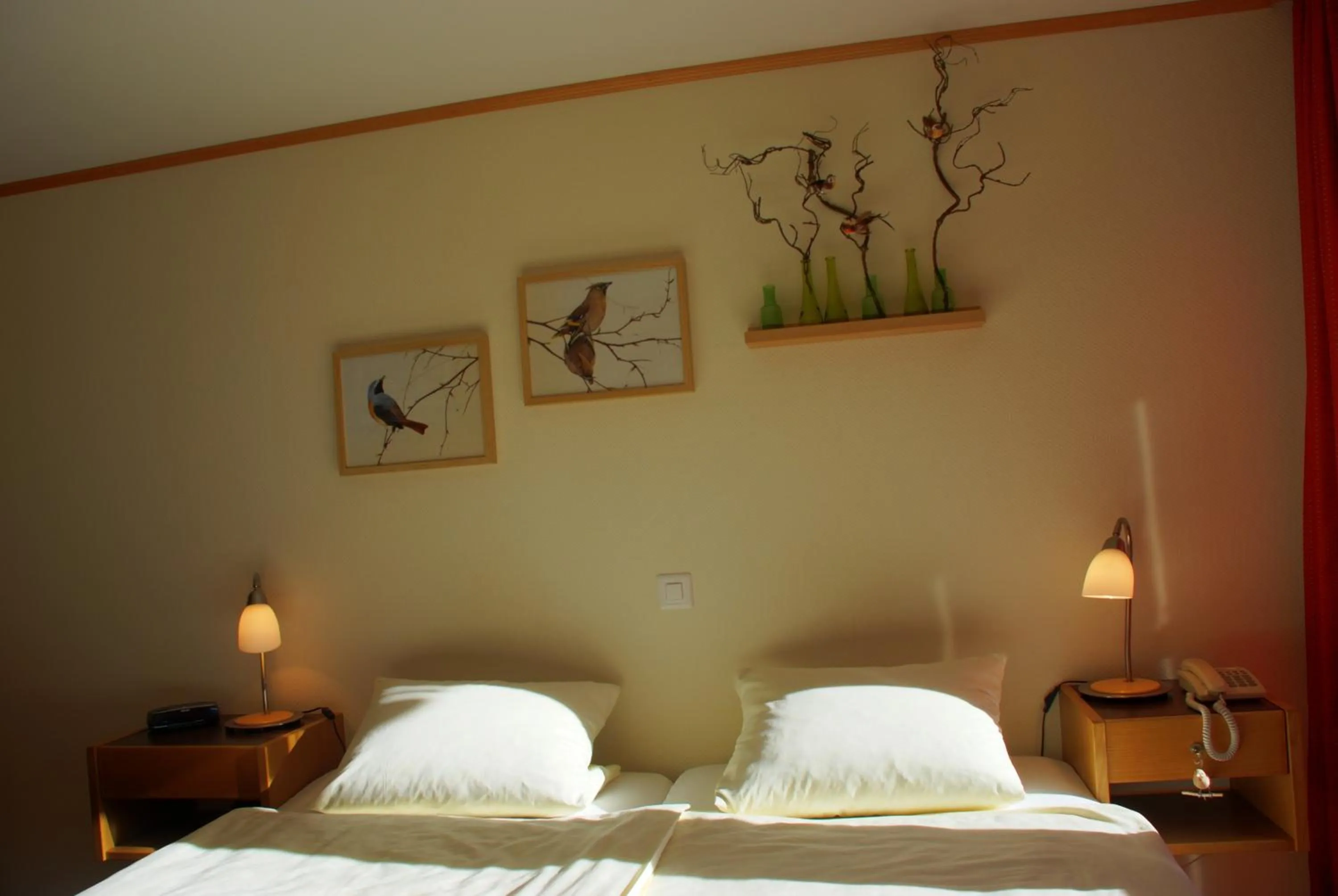 Bed in Hotel Garni Hostatt