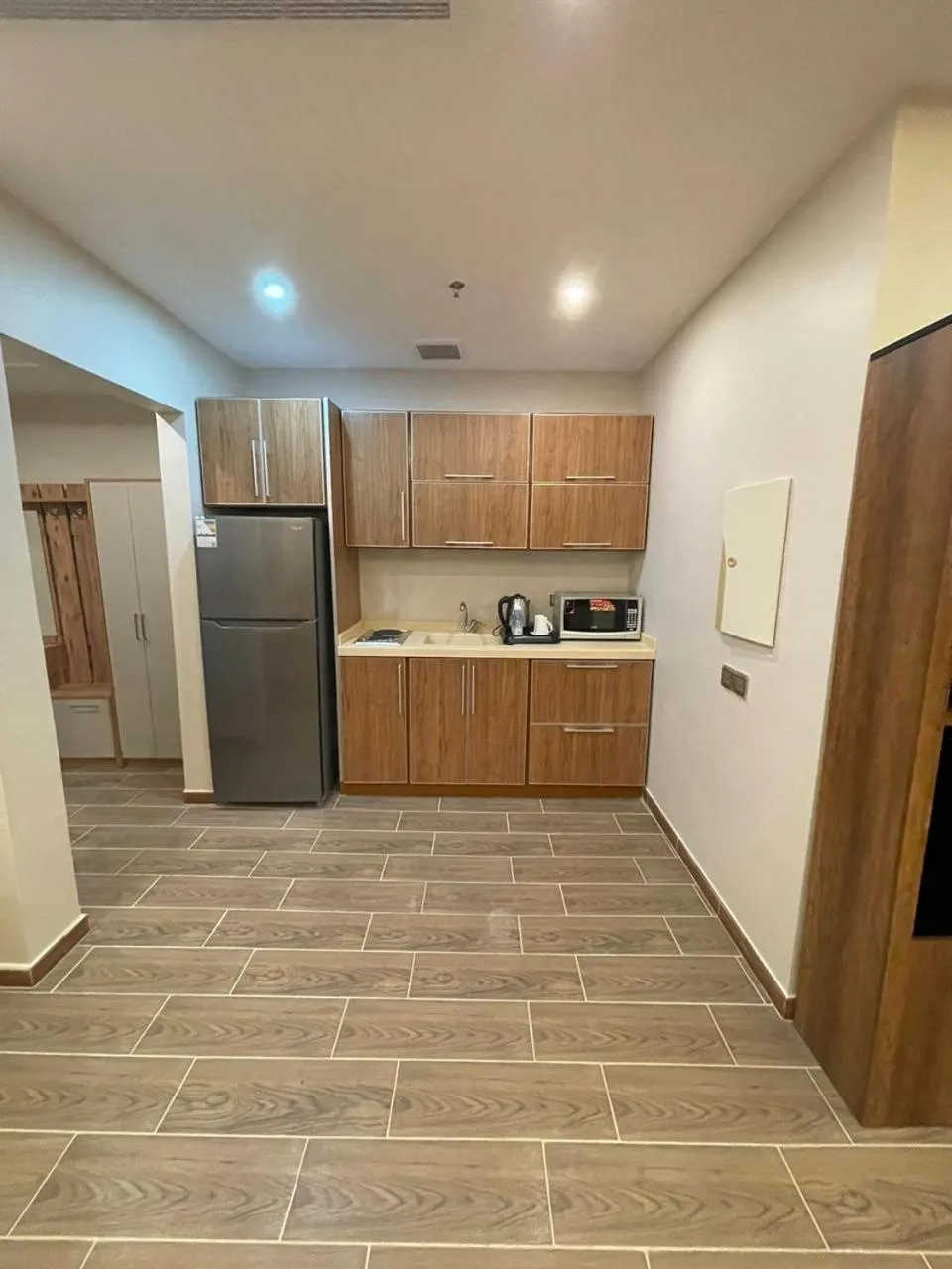 Kitchen or kitchenette in Mirada Purple Zahra - Serviced Apartments