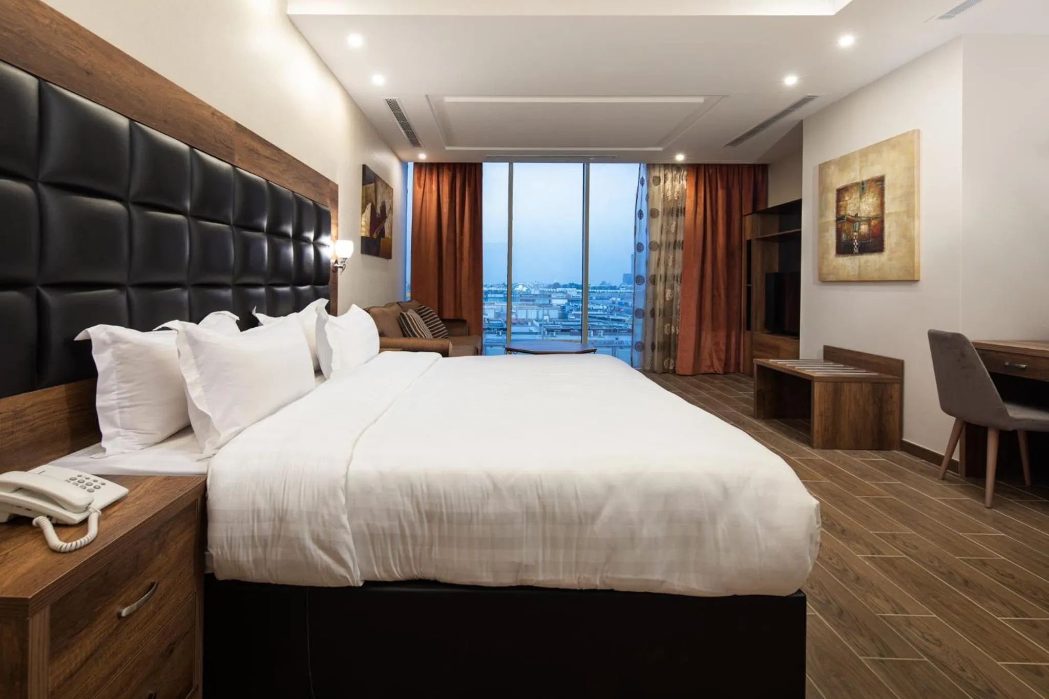 Bed in Mirada Purple Zahra - Serviced Apartments