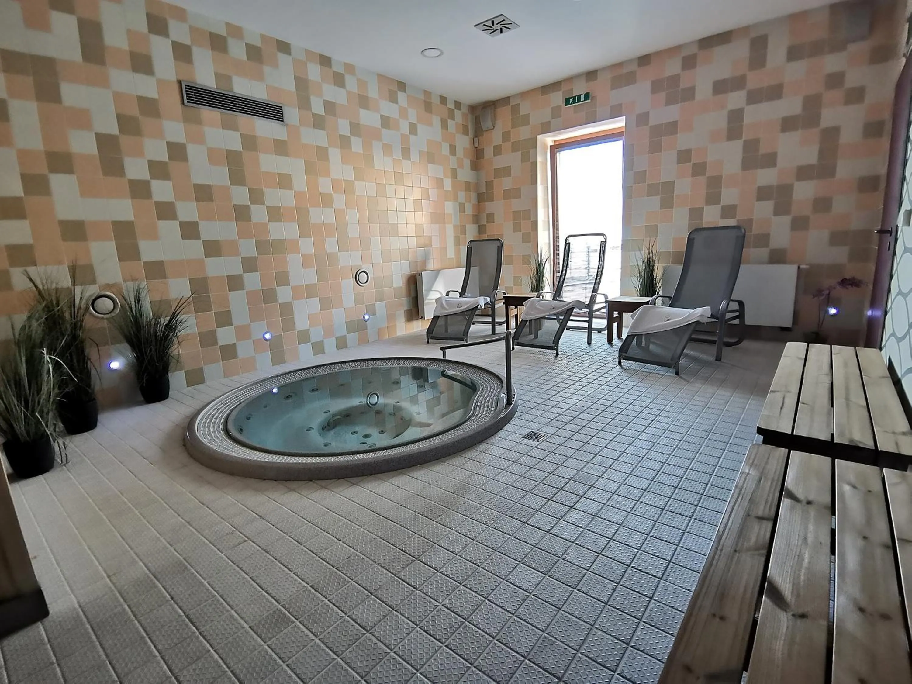 Hot Tub in Hotel Rajská zahrada