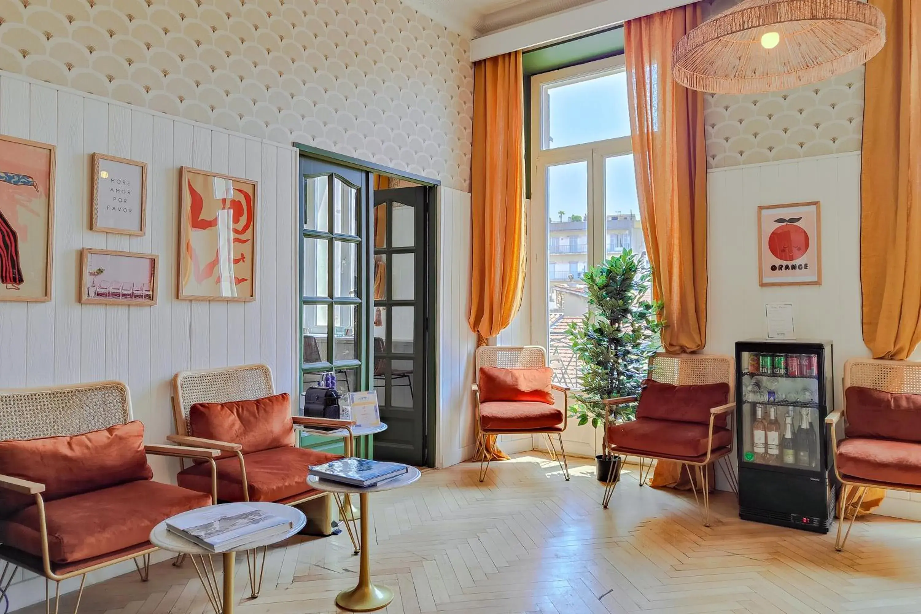 Lobby or reception in Aparthotel AMMI Nice Massena - ex Ajoupa Lobby or reception in Aparthotel AMMI Nice Massena - ex Ajoupa