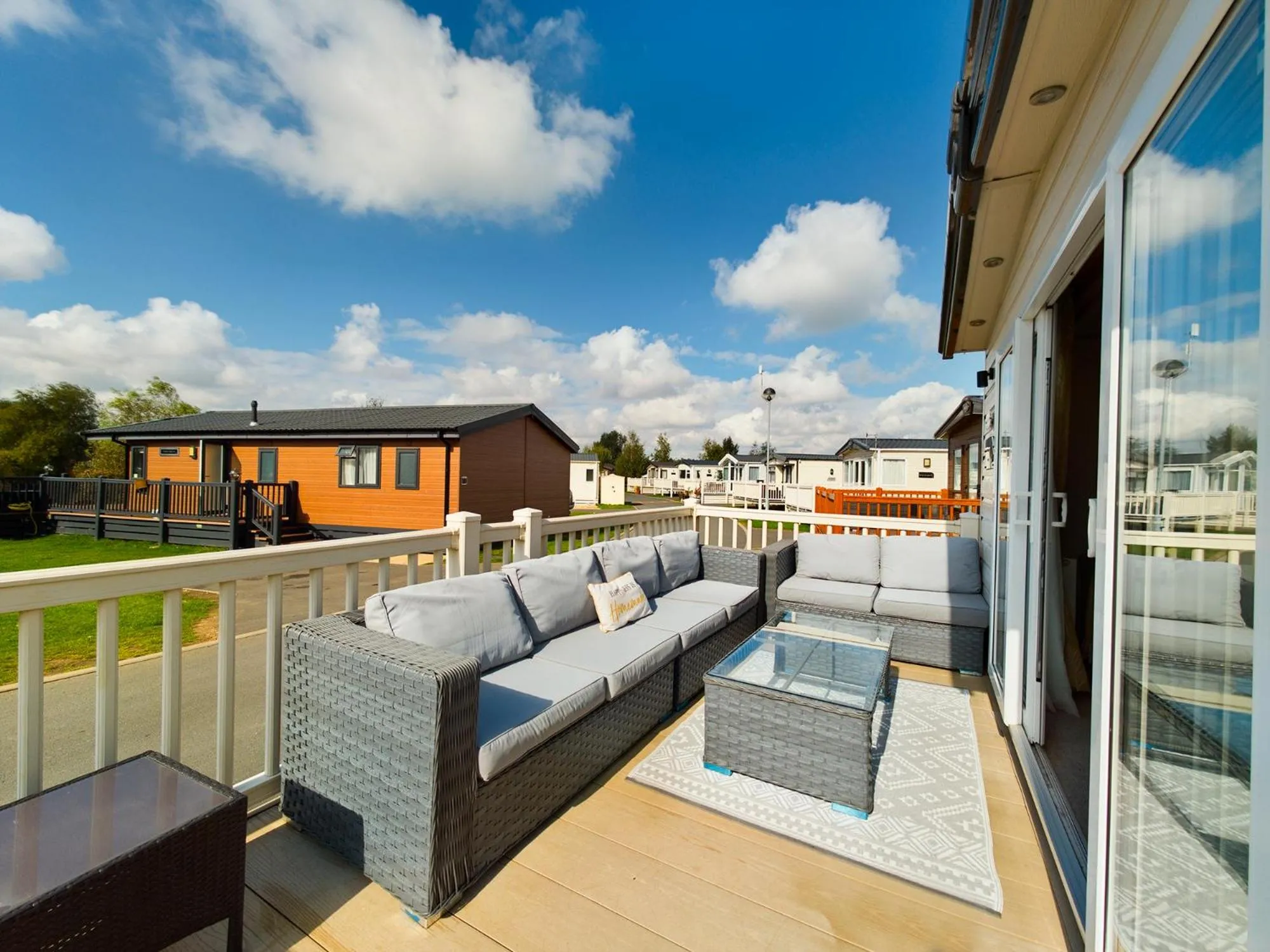 Patio in Tattershall Lakes Mini Breaks - Osprey Rise