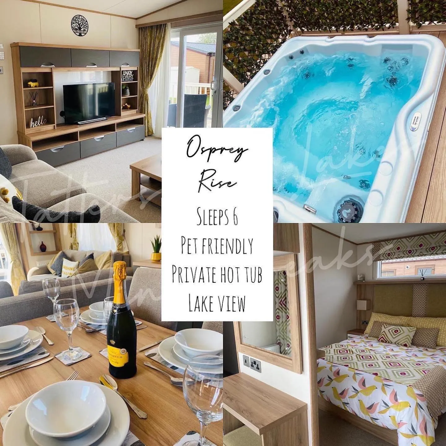 Bed in Tattershall Lakes Mini Breaks - Osprey Rise