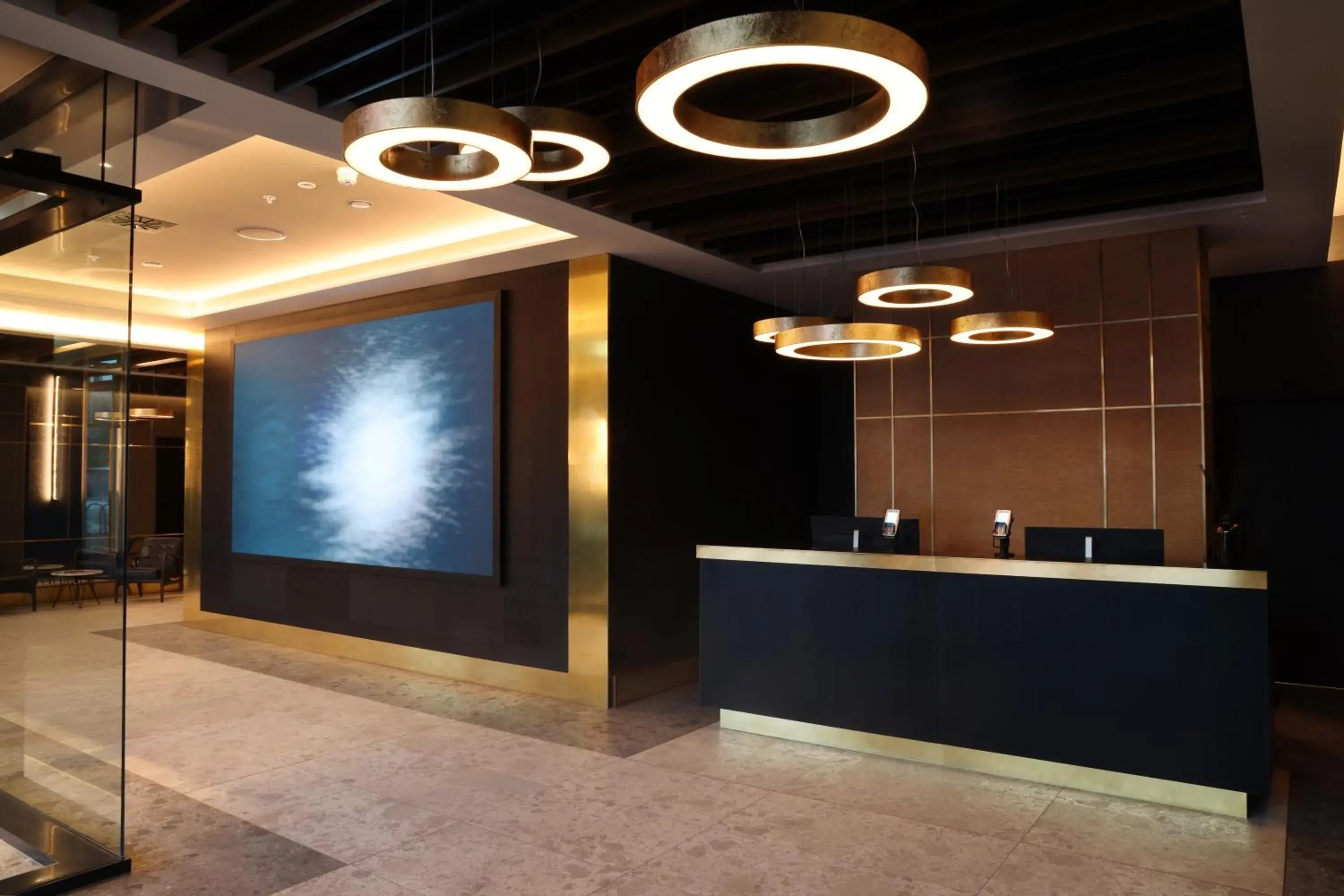 Lobby or reception in Hotel Reykjavík Saga Lobby or reception in Hotel Reykjavík Saga