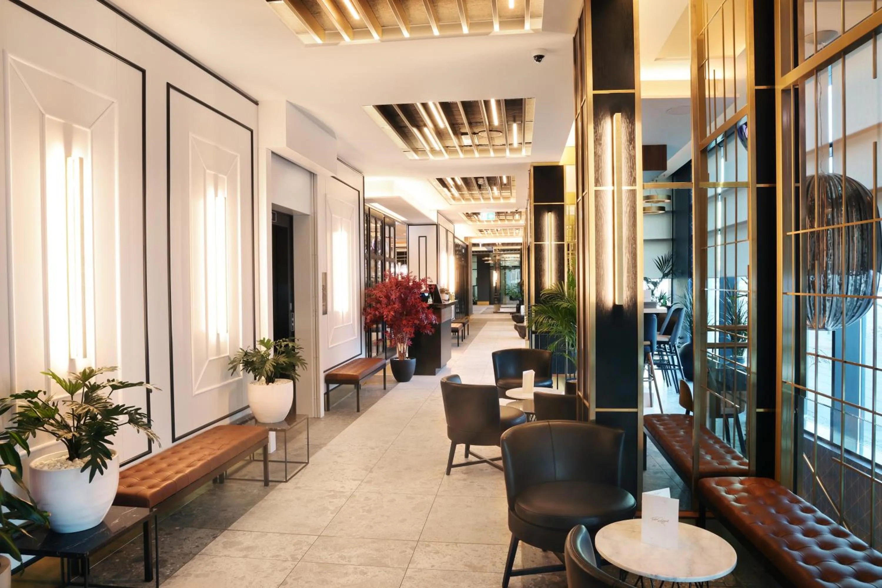 Lobby or reception in Hotel Reykjavík Saga