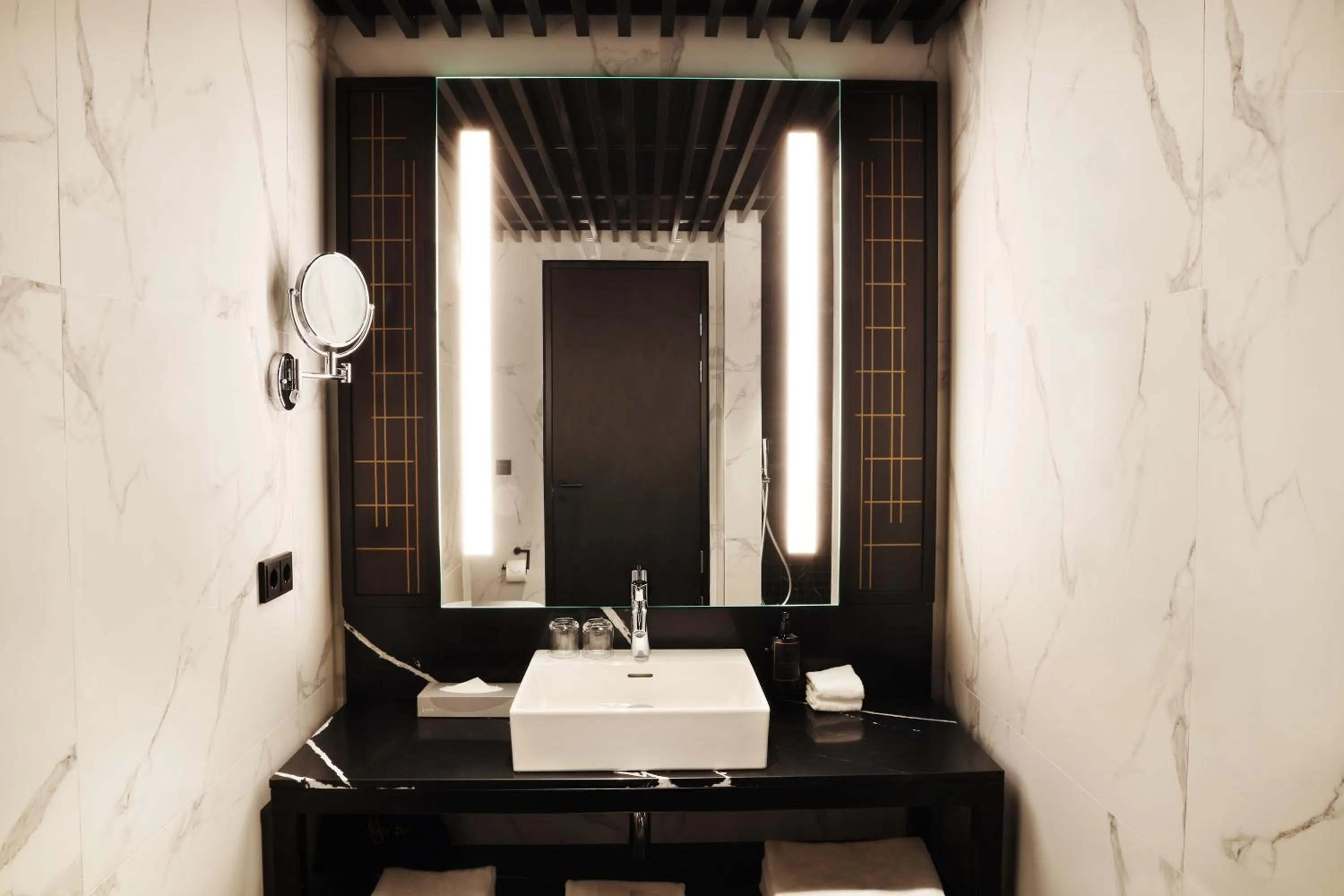 Bathroom in Hotel Reykjavík Saga