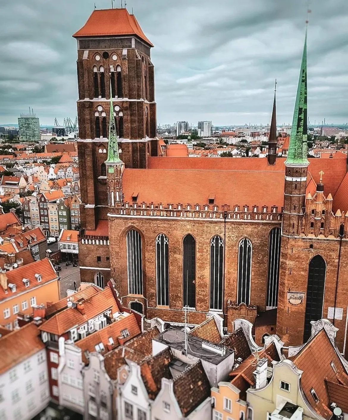 Nearby landmark in Baltic Gdańsk OLD TOWN by St Mary s Church