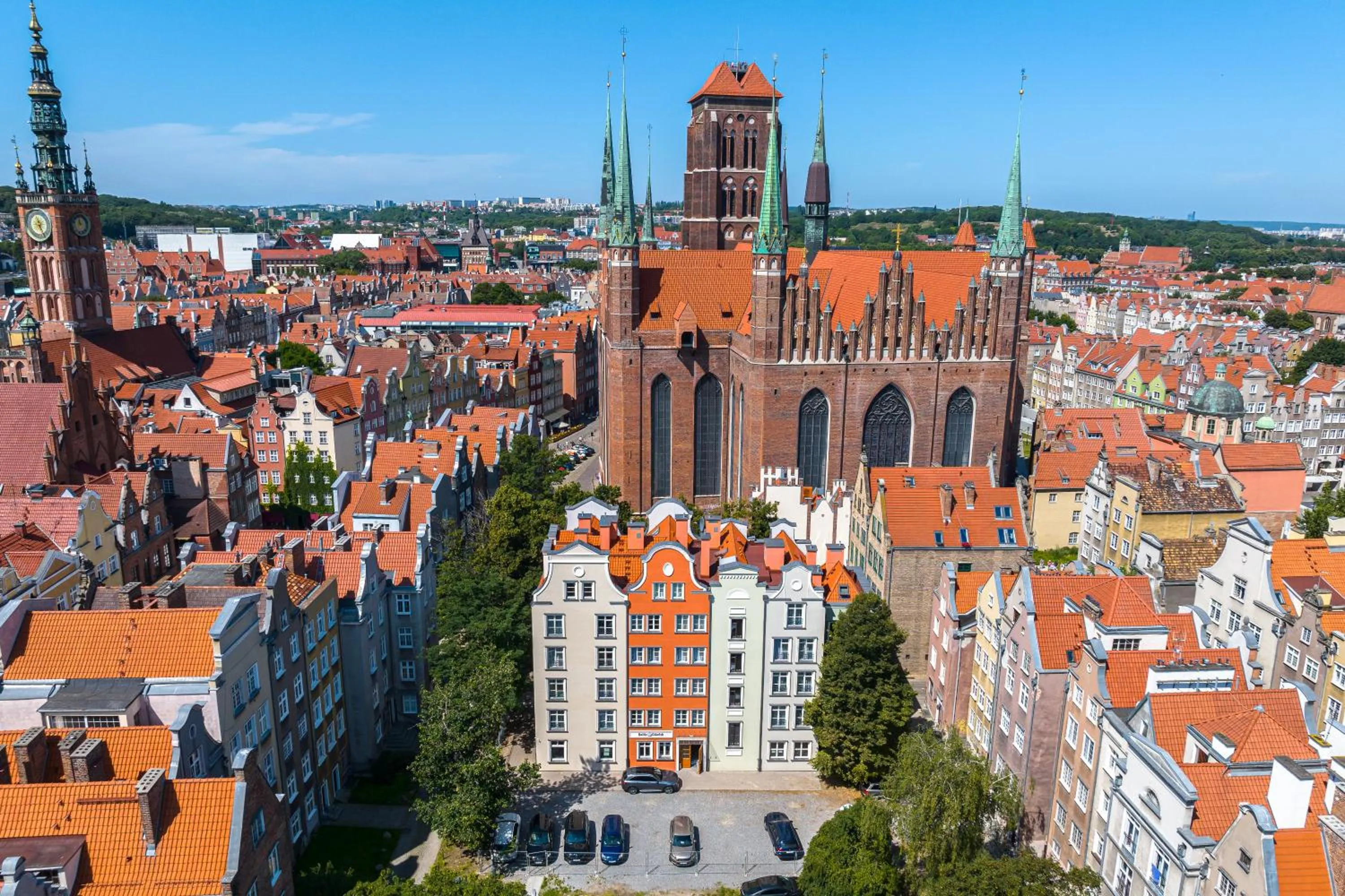 Property building in Baltic Gdańsk OLD TOWN by St Mary s Church