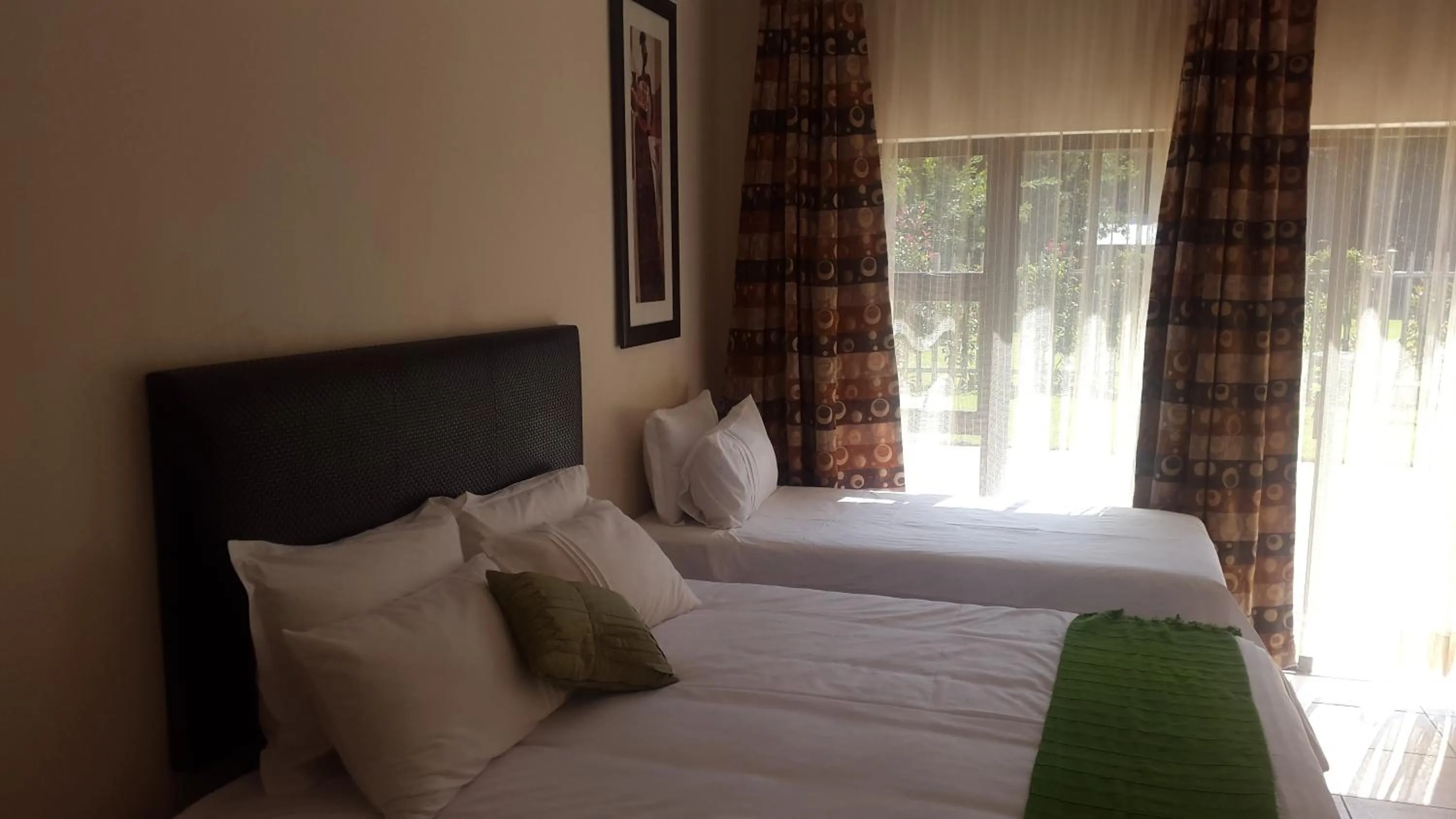 Bed in Ikaze Guest House