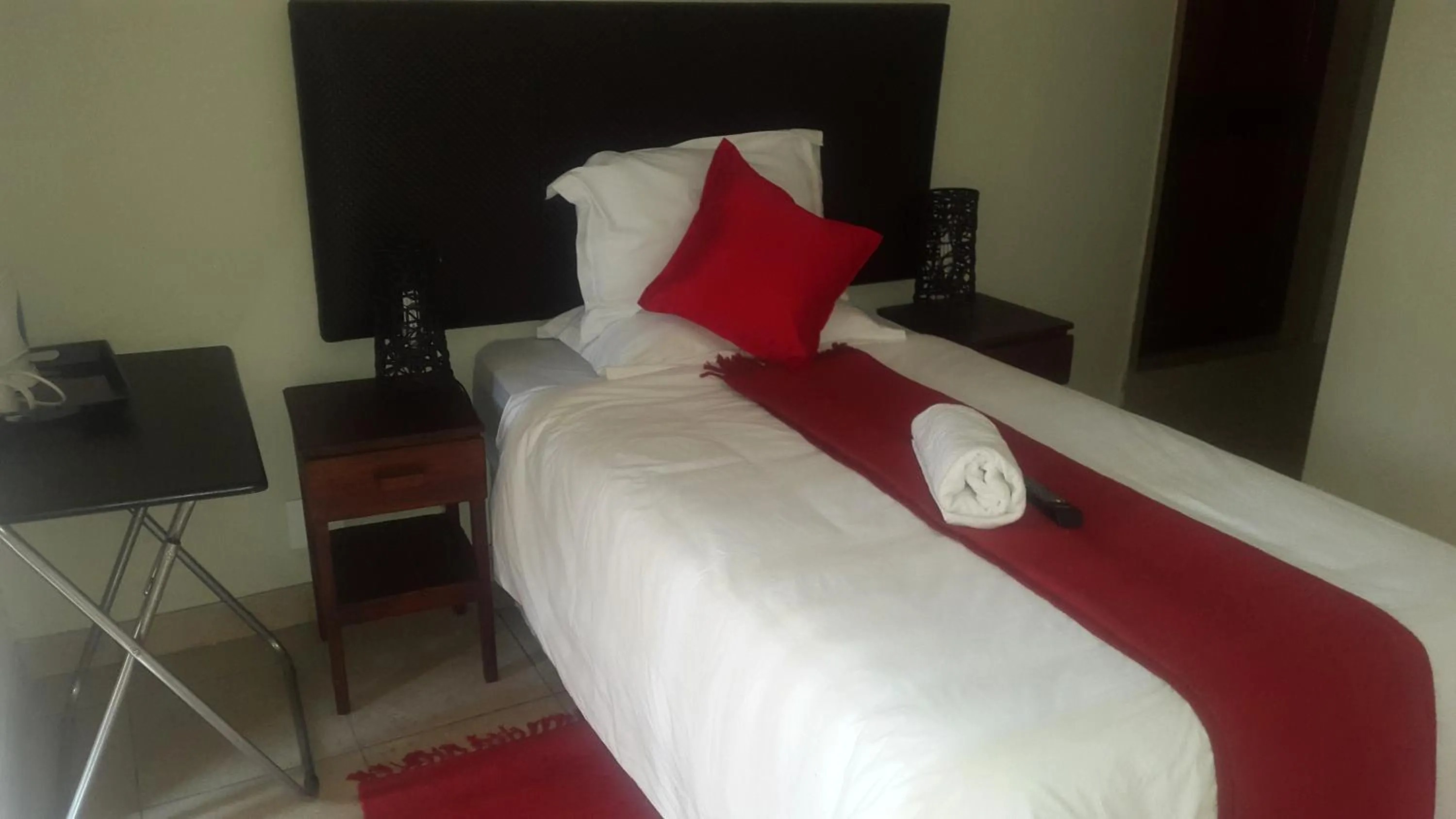 Bed in Ikaze Guest House