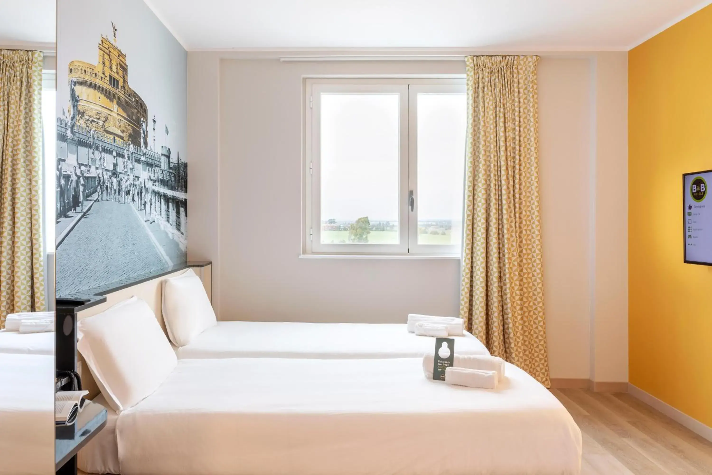 Twin Room - Disability Access in B&B Hotel Roma Fiumicino Aeroporto Fiera 2 Twin Room - Disability Access in B&B Hotel Roma Fiumicino Aeroporto Fiera 2