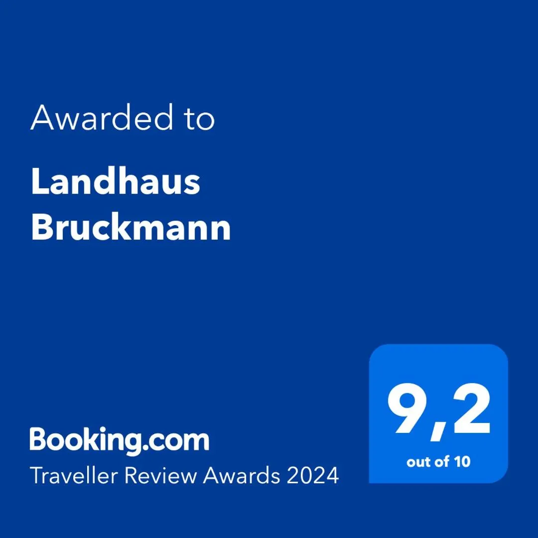 Certificate/Award in Landhaus Bruckmann