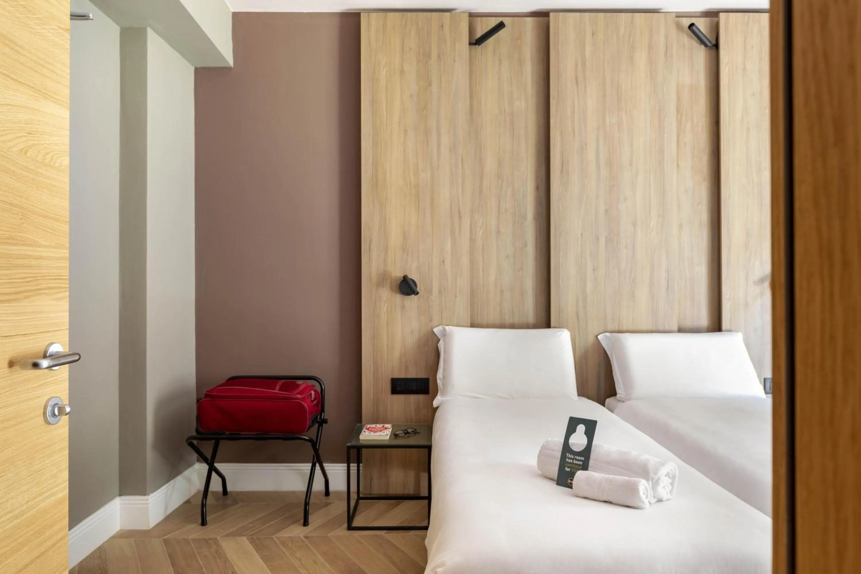 Photo of the whole room, Bed in B&B Hotel Genova City Center