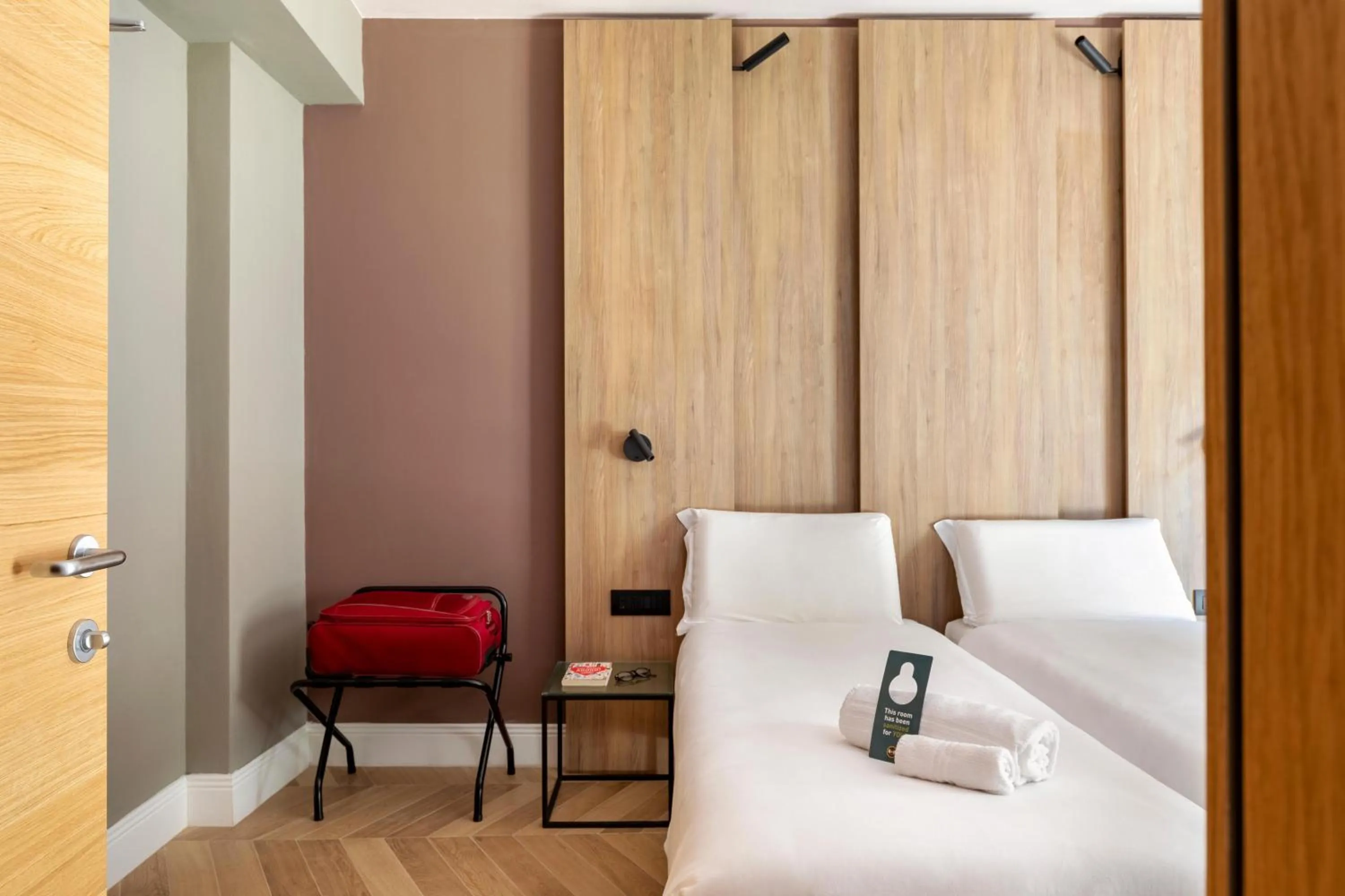 Photo of the whole room, Bed in B&B Hotel Genova City Center