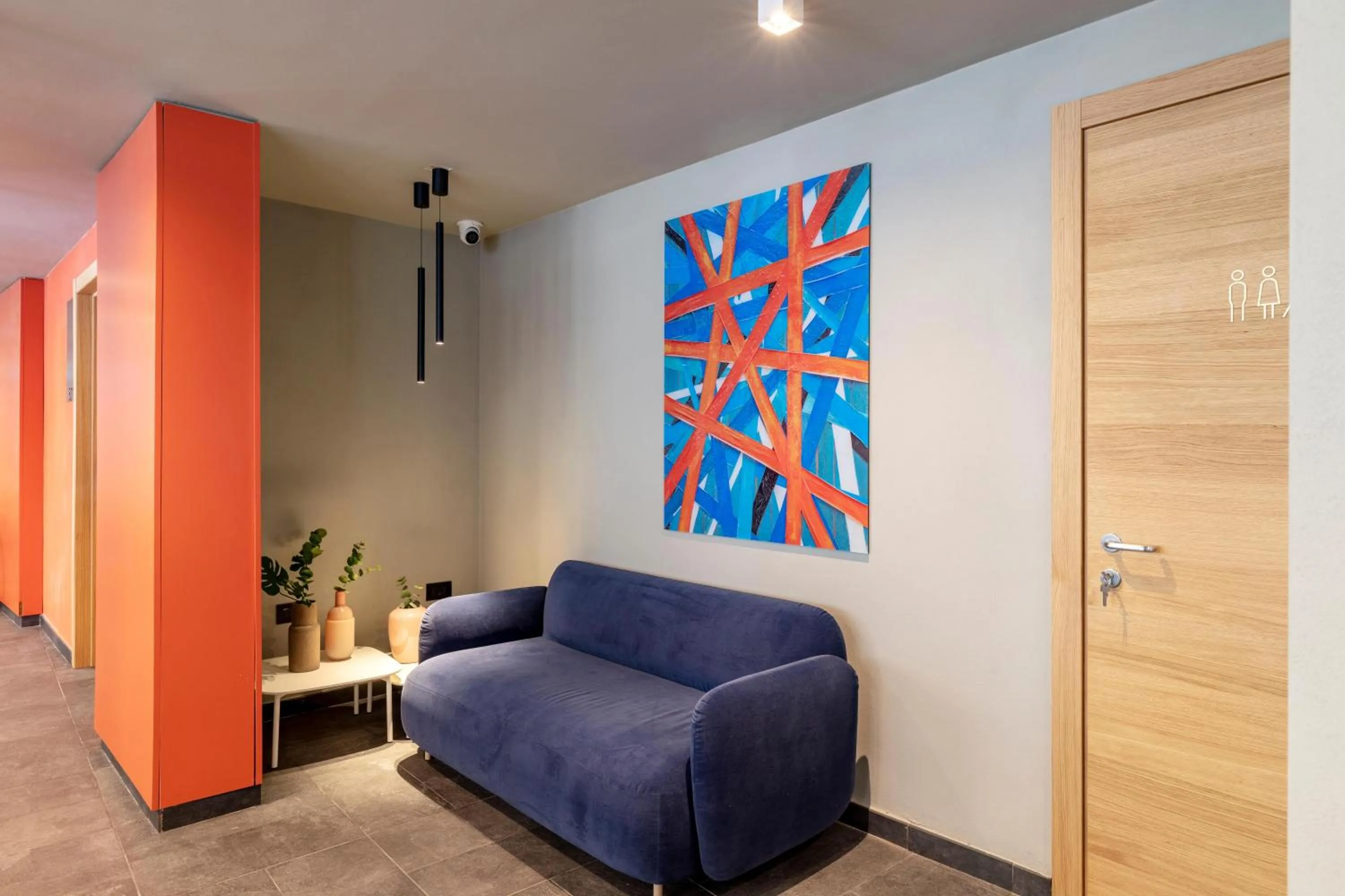 Lobby or reception in B&B Hotel Genova City Center